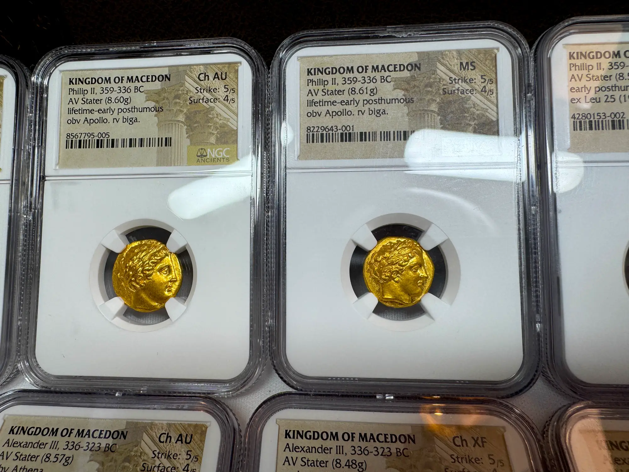 Kingdom of Macedon "Philip" 359BC Stater NGC MS 5x4 12