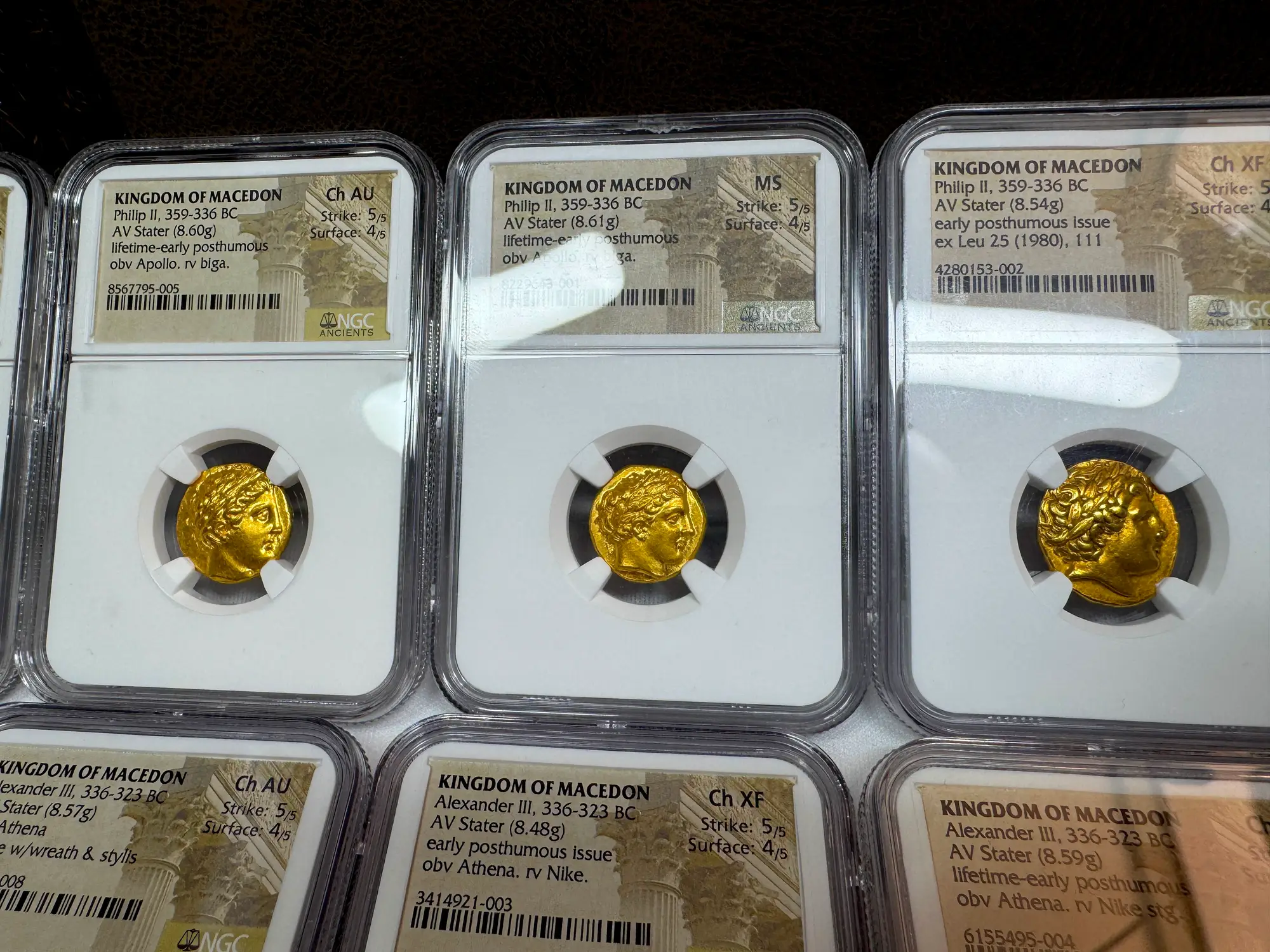 Kingdom of Macedon "Philip" 359BC Stater NGC MS 5x4 37