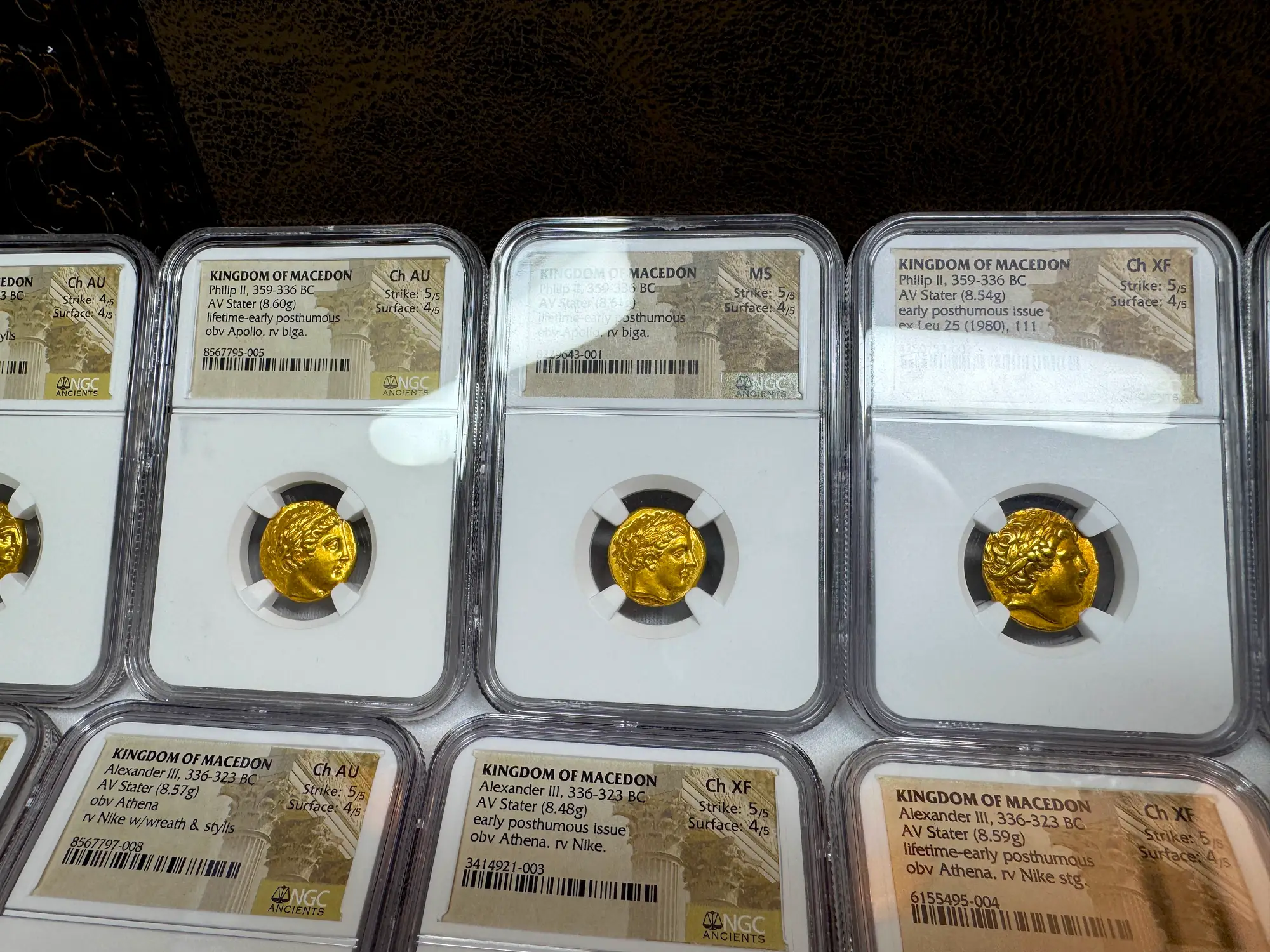 Kingdom of Macedon "Philip" 359BC Stater NGC MS 5x4 38