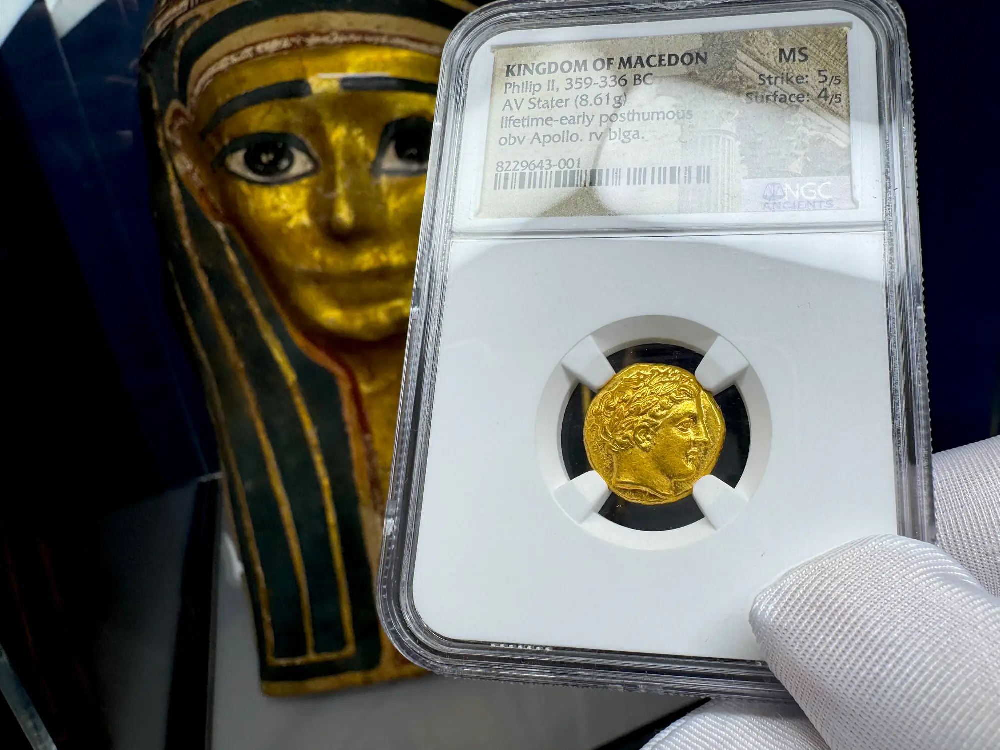 Kingdom of Macedon "Philip" 359BC Stater NGC MS 5x4 13