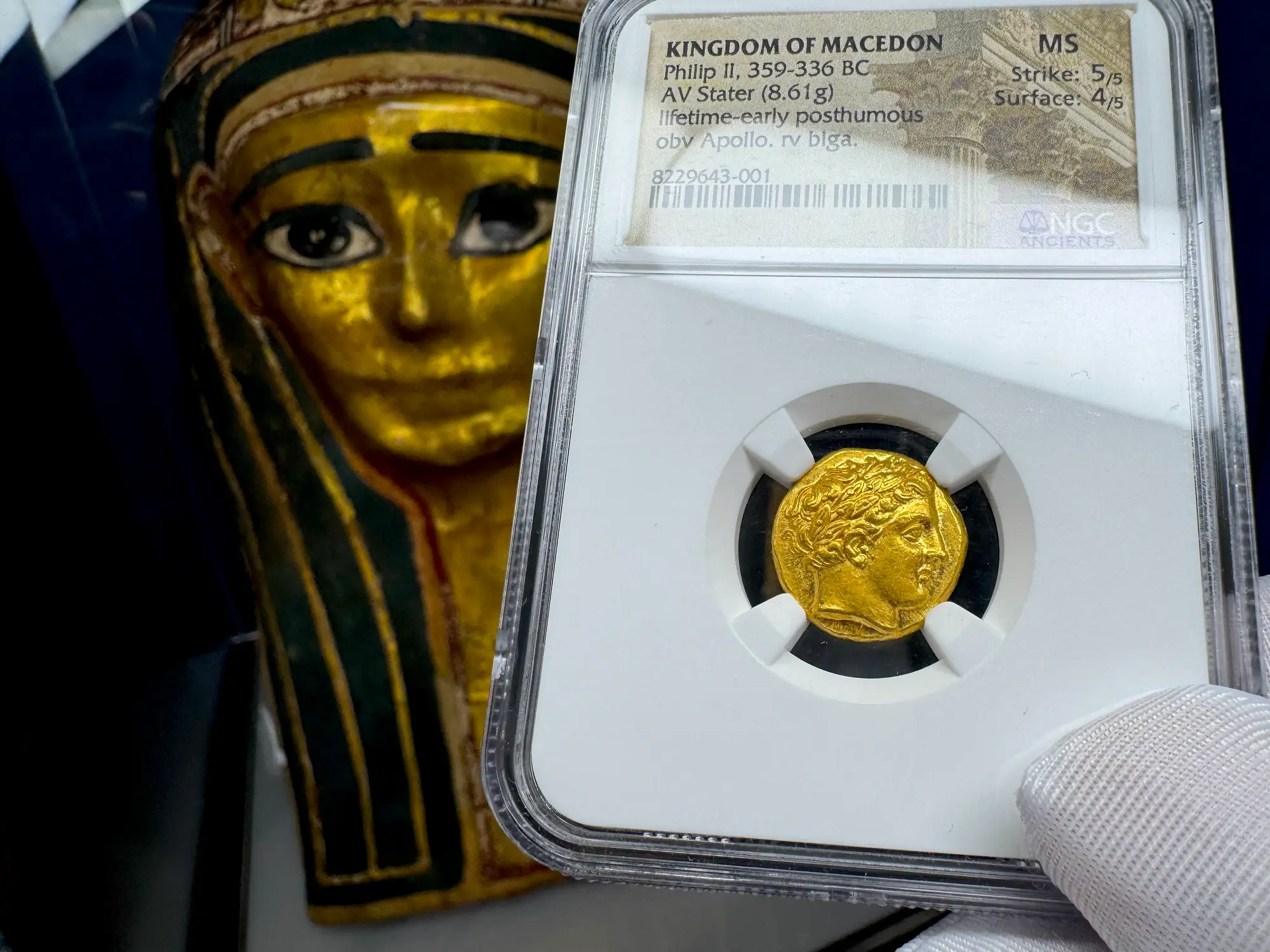 Kingdom of Macedon "Philip" 359BC Stater NGC MS 5x4 42