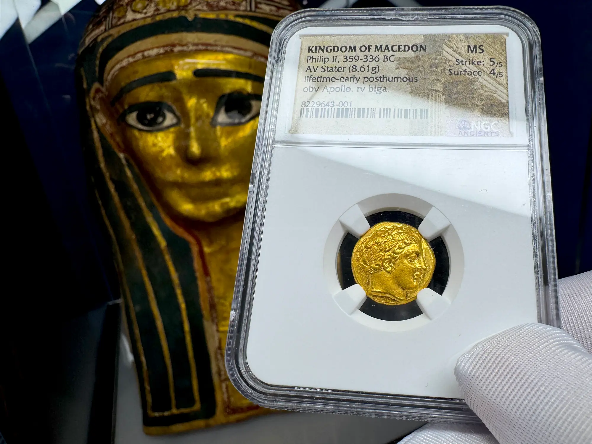 Kingdom of Macedon "Philip" 359BC Stater NGC MS 5x4 43