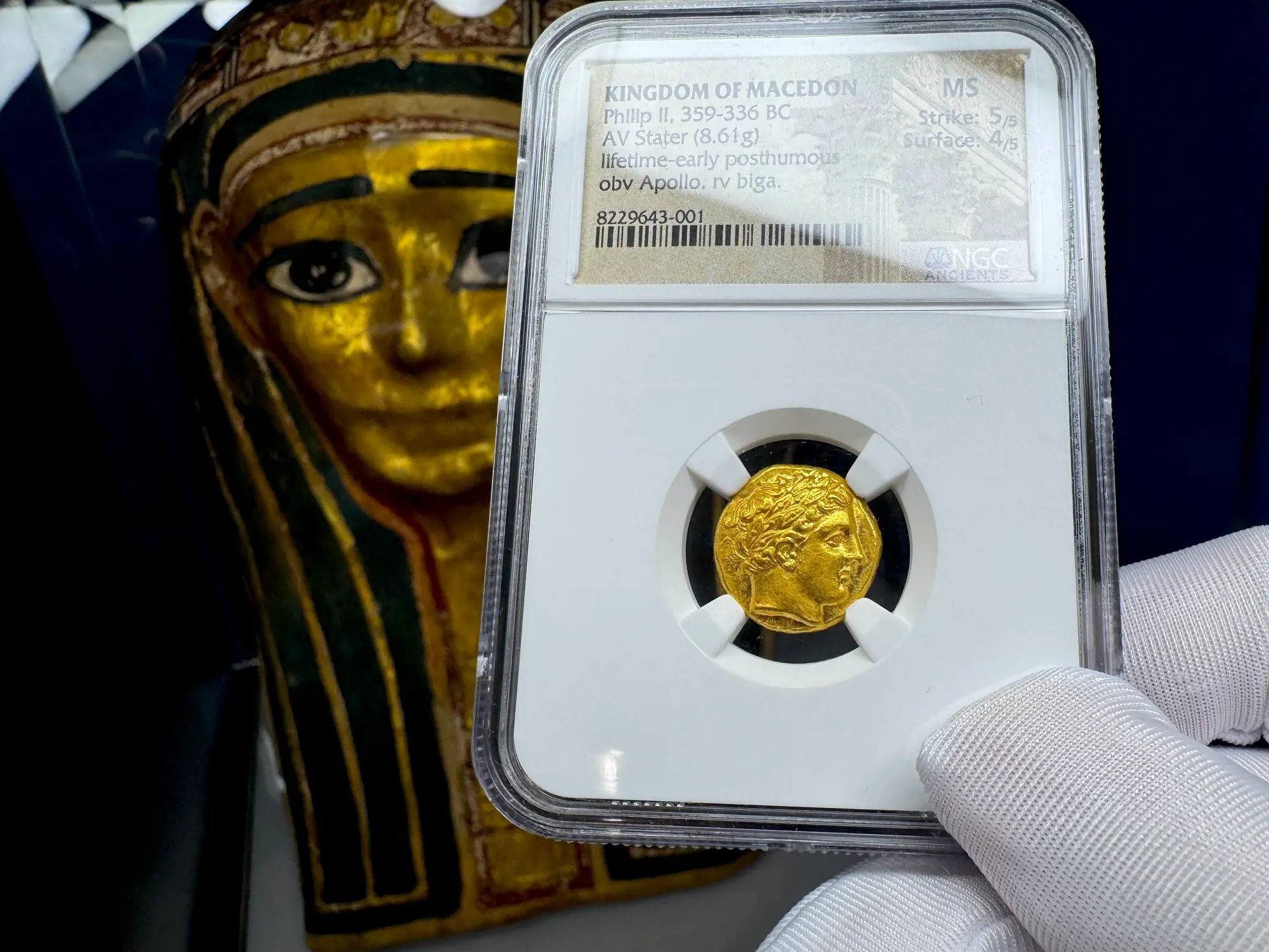Kingdom of Macedon "Philip" 359BC Stater NGC MS 5x4 16