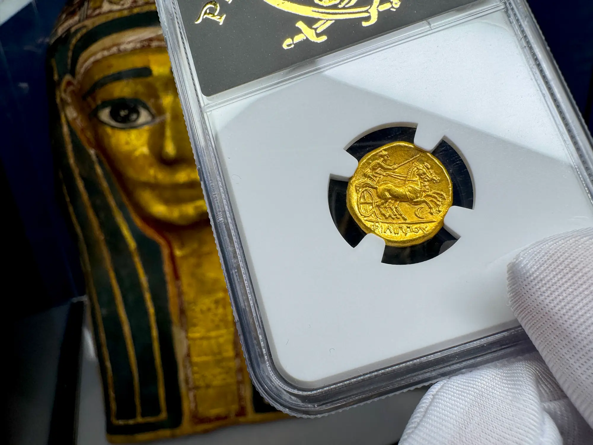 Kingdom of Macedon "Philip" 359BC Stater NGC MS 5x4 17