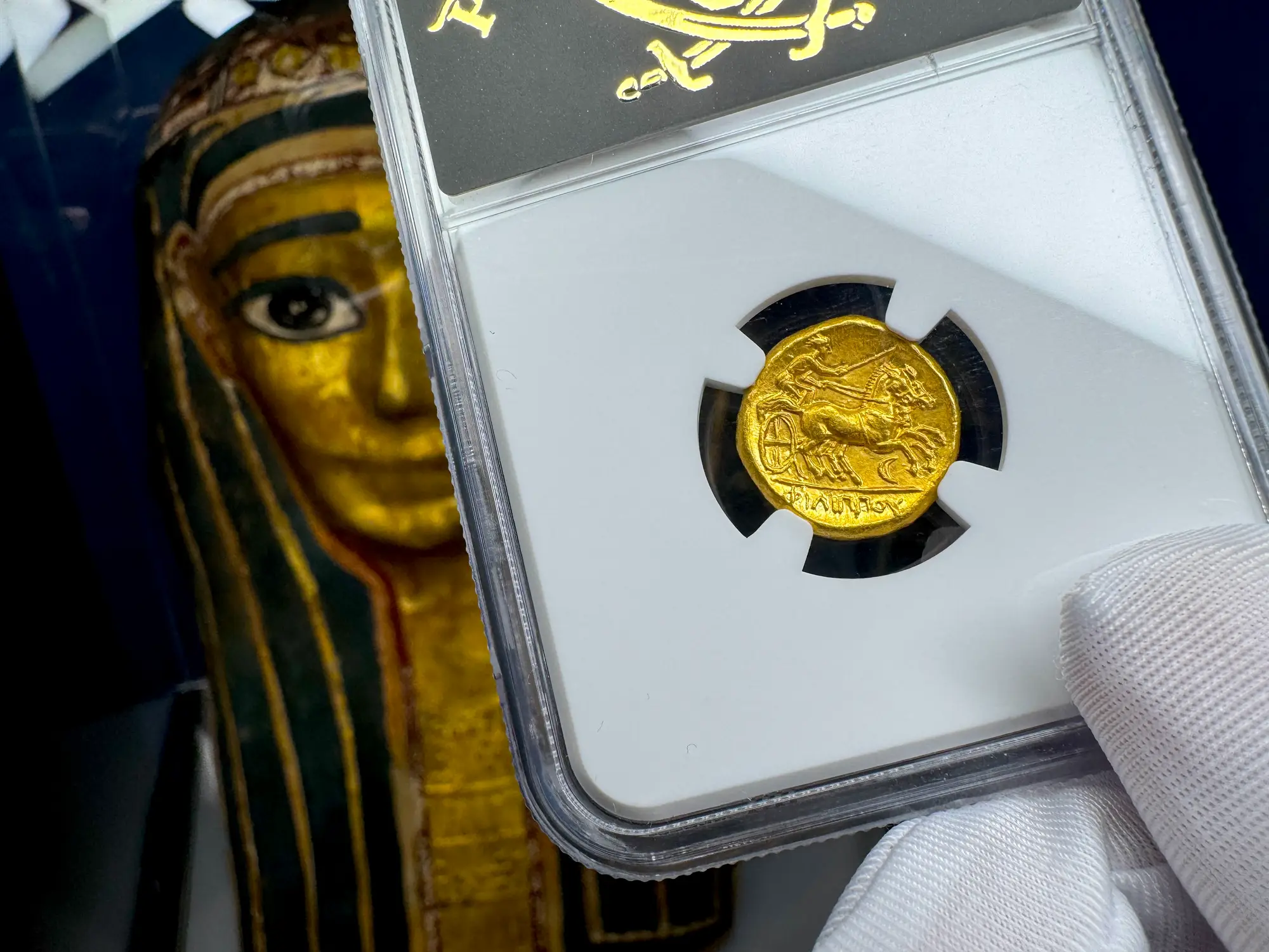 Kingdom of Macedon "Philip" 359BC Stater NGC MS 5x4 18