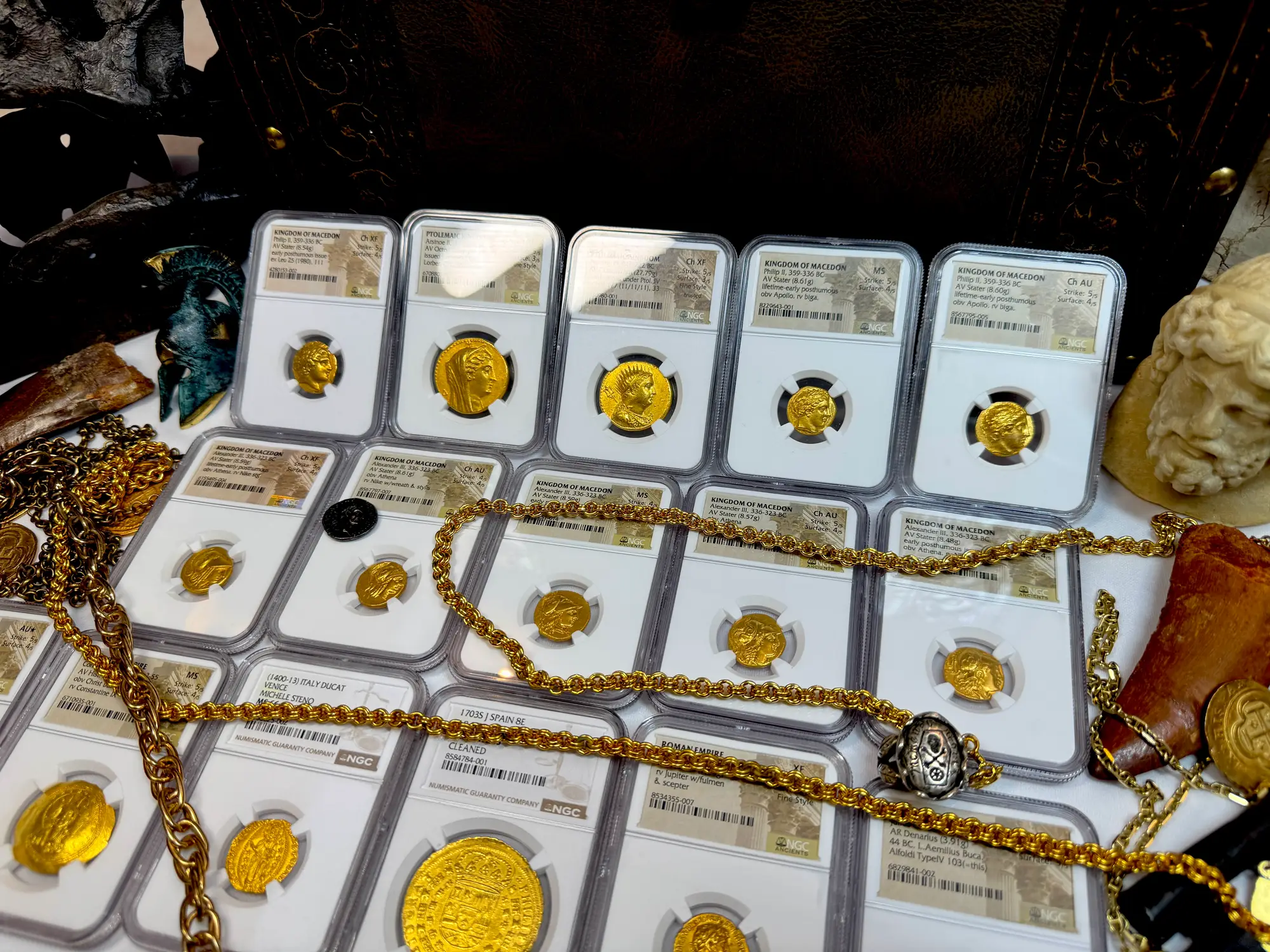 Kingdom of Macedon "Philip" 359BC Stater NGC MS 5x4 45