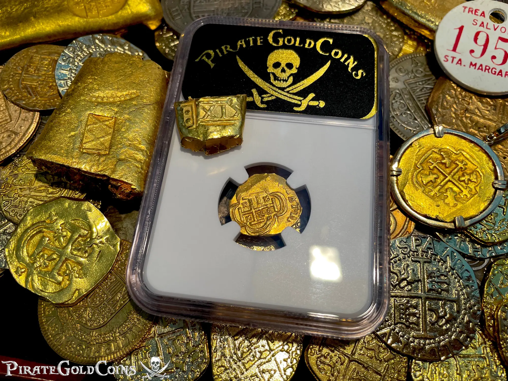 Mexico 1 Escudos 1714-15 "1715 Fleet Shipwreck" NGC 64 6