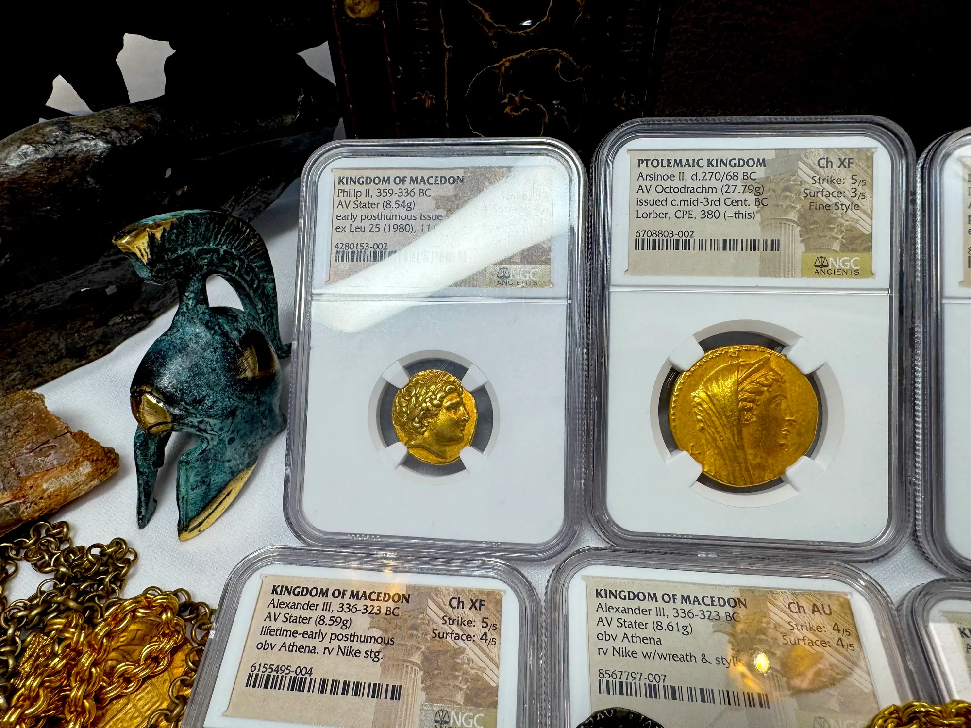 Kingdom of Macedon "Philip II" 359-336BC NGC CH XF 5x4  9