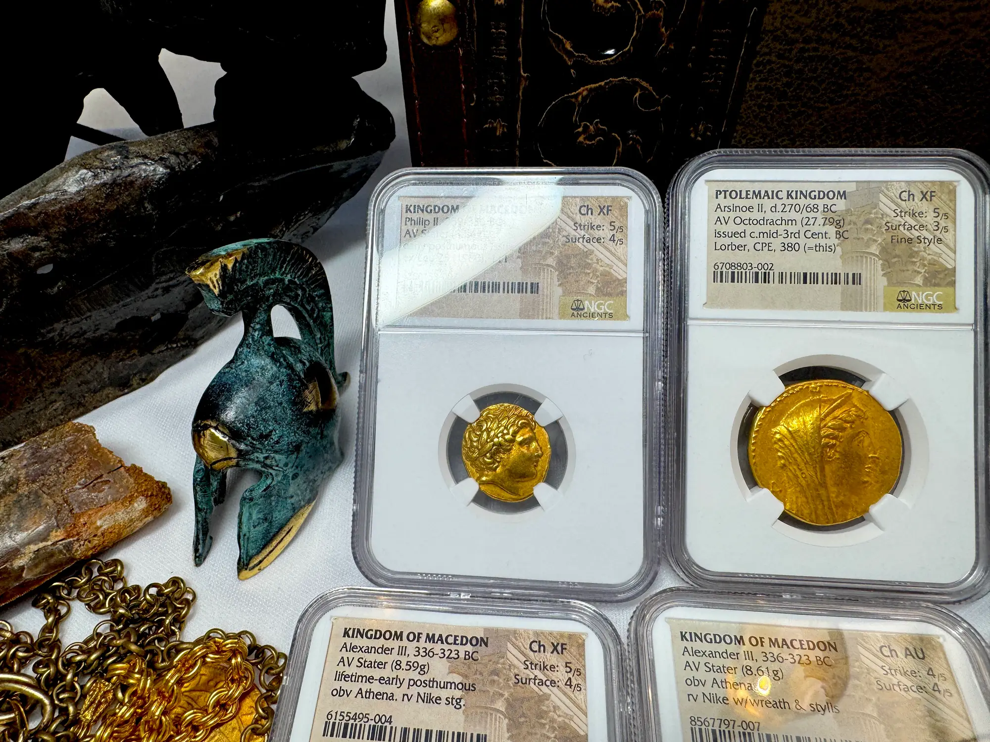 Kingdom of Macedon "Philip II" 359-336BC NGC CH XF 5x4  10