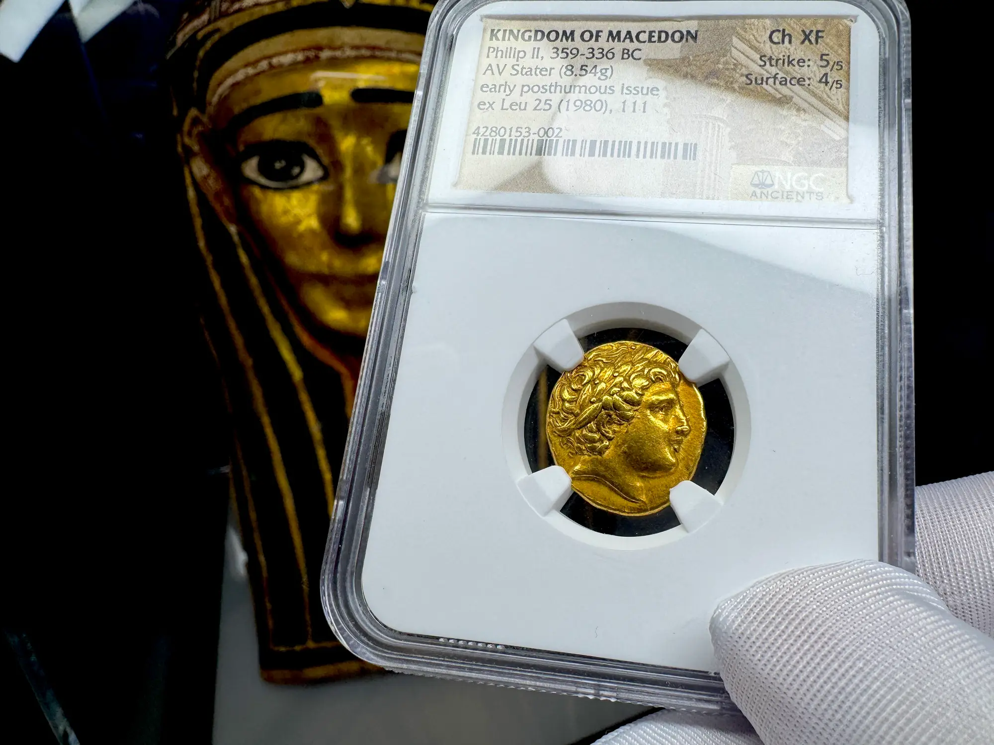 Kingdom of Macedon "Philip II" 359-336BC NGC CH XF 5x4  14