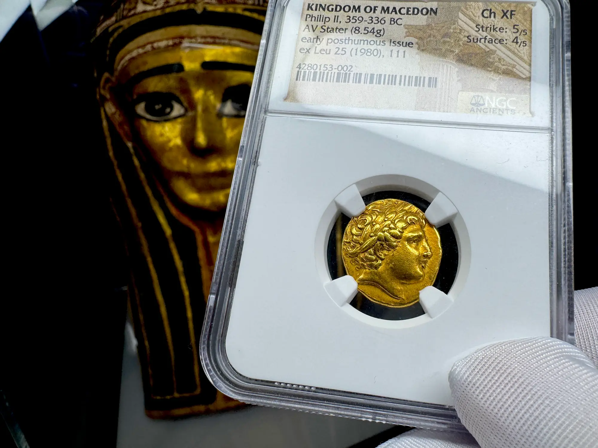 Kingdom of Macedon "Philip II" 359-336BC NGC CH XF 5x4  15