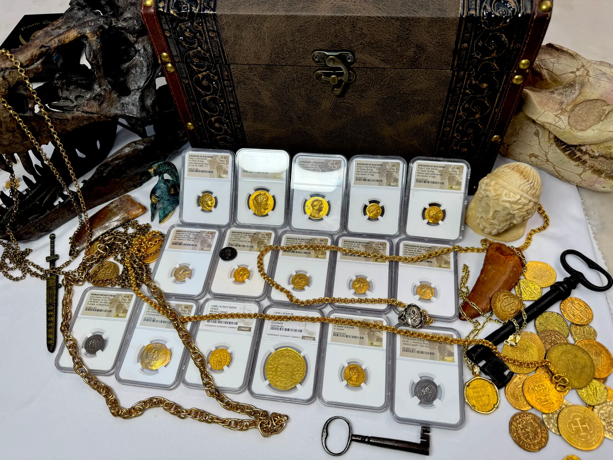 Kingdom of Macedon "Philip II" 359-336BC NGC CH XF 5x4  24