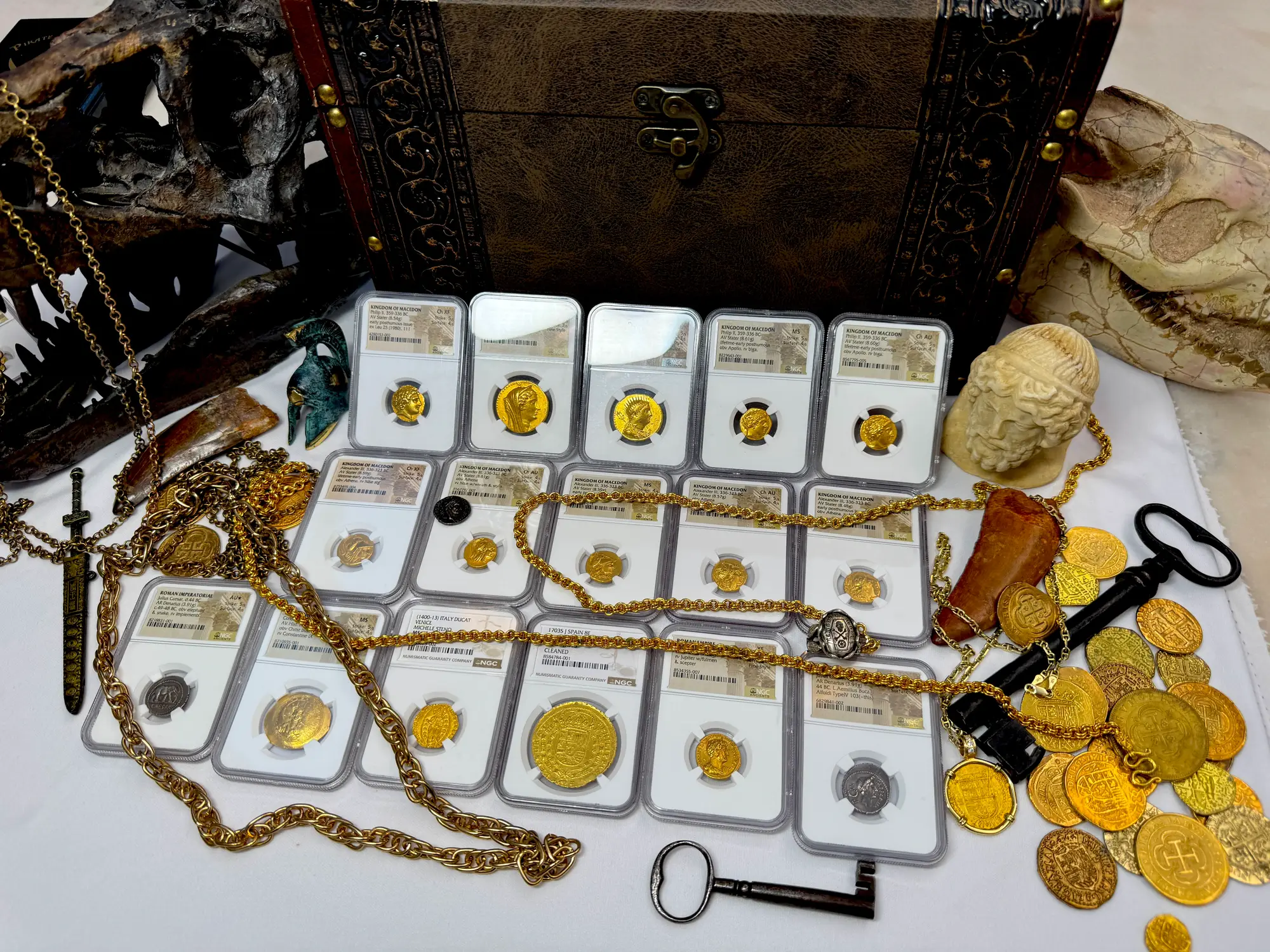 Kingdom of Macedon "Philip II" 359-336BC NGC CH XF 5x4  17