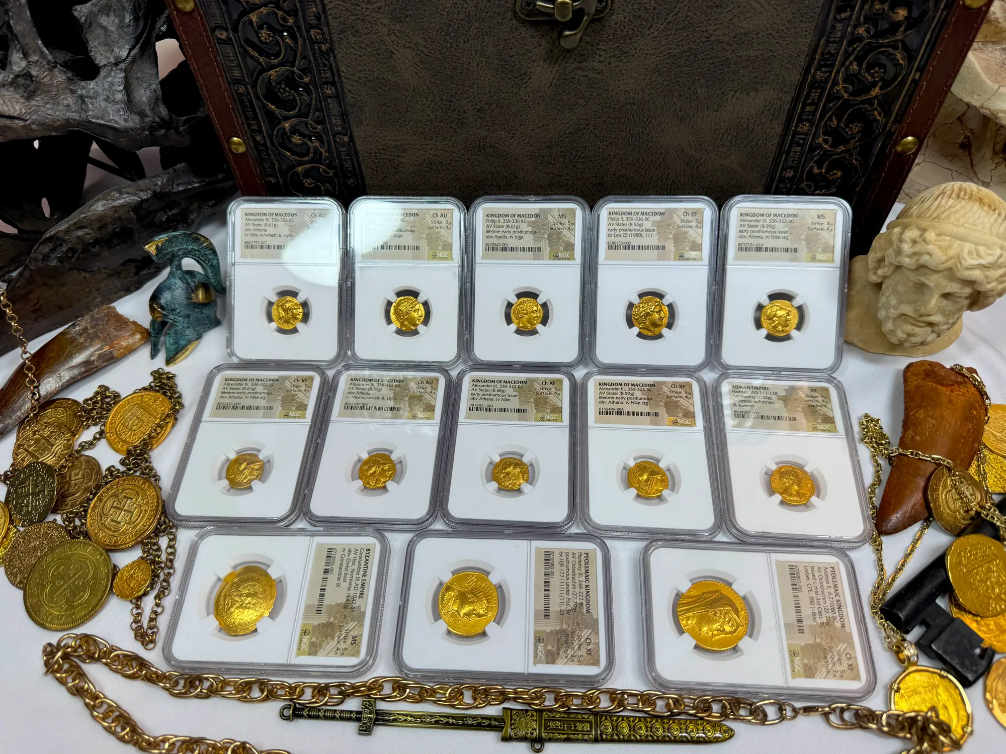 Kingdom of Macedon "Philip" 359BC Stater NGC MS 5x4 33