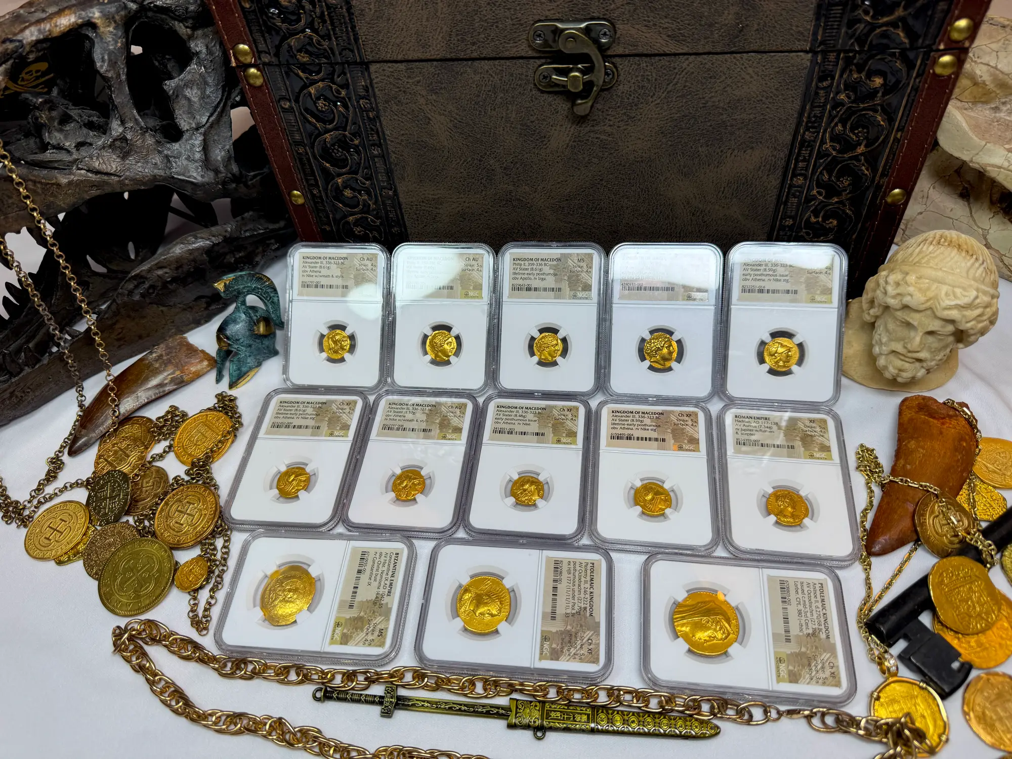 Kingdom of Macedon "Philip" 359BC Stater NGC MS 5x4 36