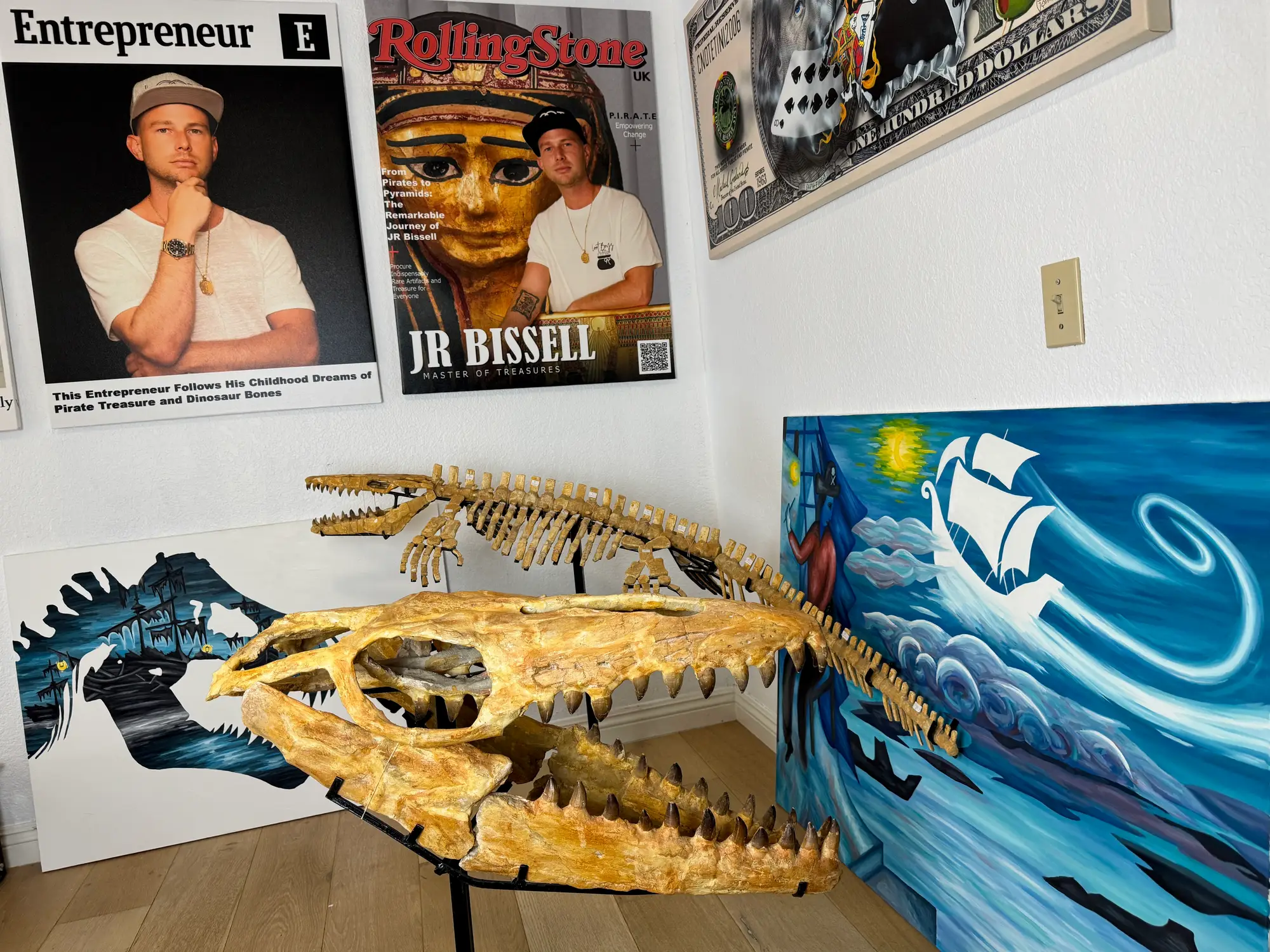 Mosasaur Skull Halisaurus Arambourgi Mosasaurus  13