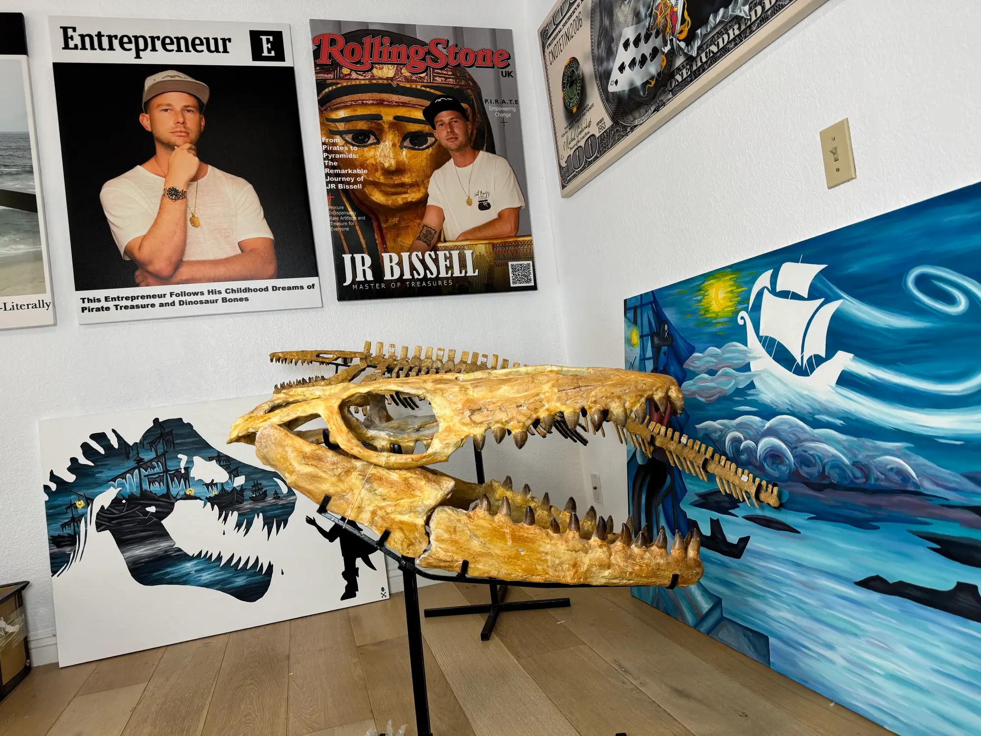 Mosasaur Skull Halisaurus Arambourgi Mosasaurus  14