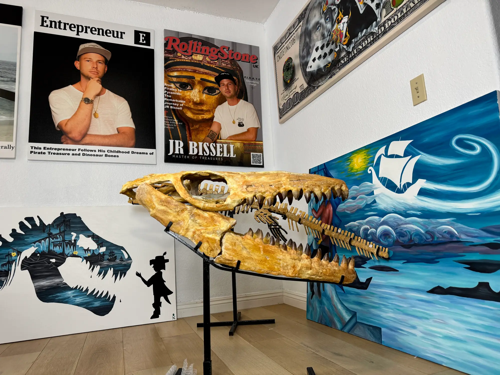 Mosasaur Skull Halisaurus Arambourgi Mosasaurus  15