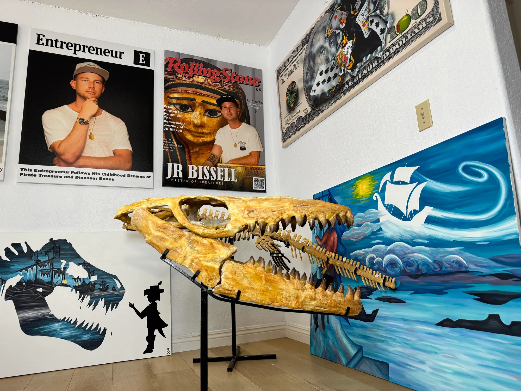 Mosasaur Skull Halisaurus Arambourgi Mosasaurus  16