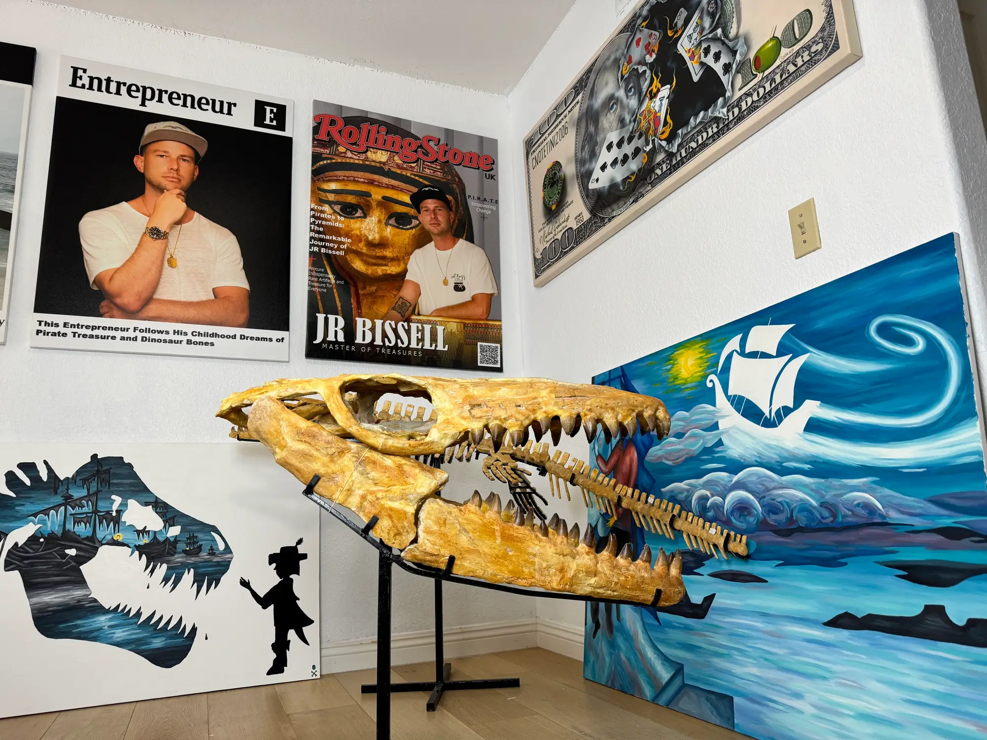 Mosasaur Skull Halisaurus Arambourgi Mosasaurus  17