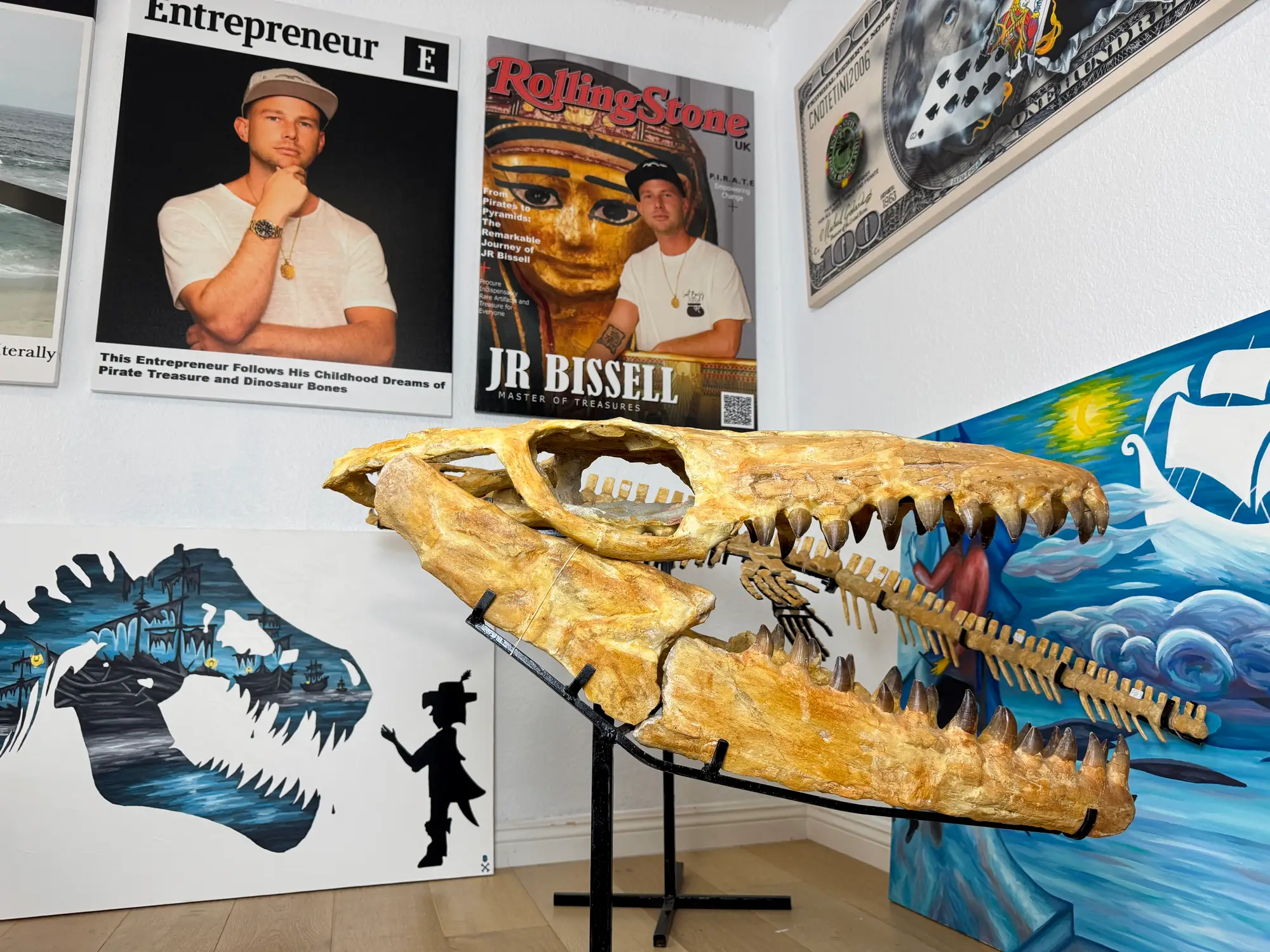 Mosasaur Skull Halisaurus Arambourgi Mosasaurus  19