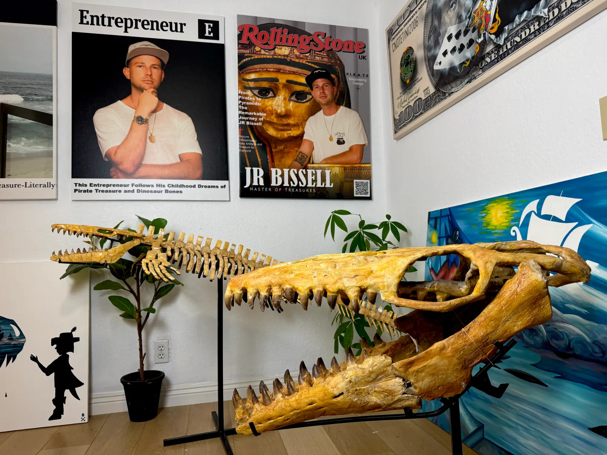 Mosasaur Skull Halisaurus Arambourgi Mosasaurus  6