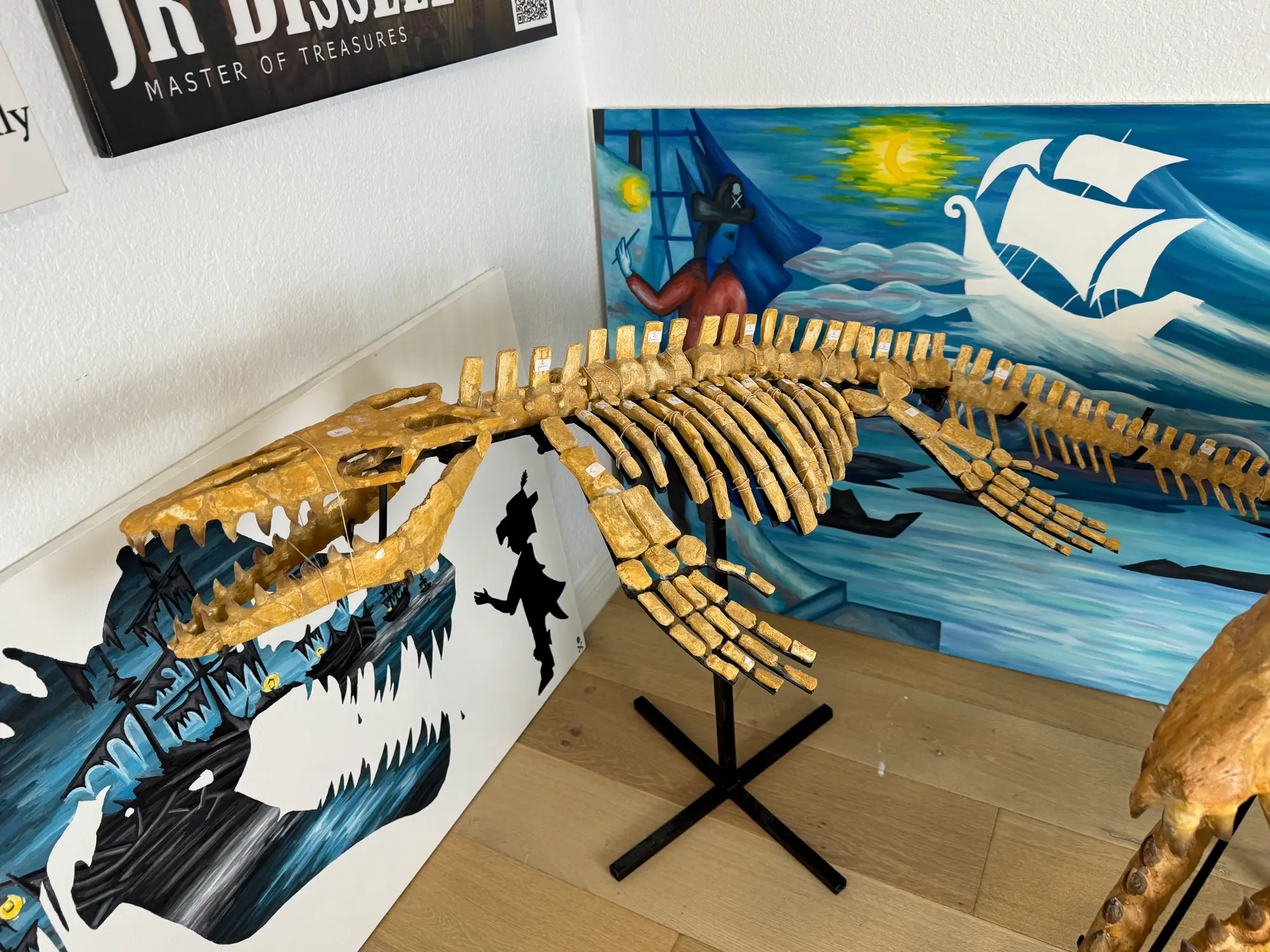 Mosasaur Full Skeleton (Small) Frankenstein Halisaurus Arambourgi Mosasaurus  17