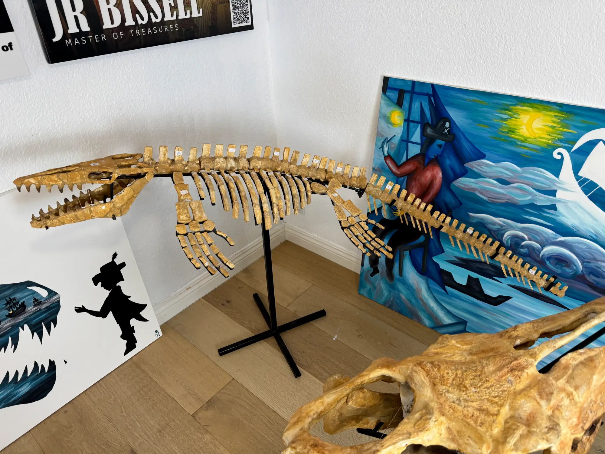 Mosasaur Full Skeleton (Small) Frankenstein Halisaurus Arambourgi Mosasaurus  18