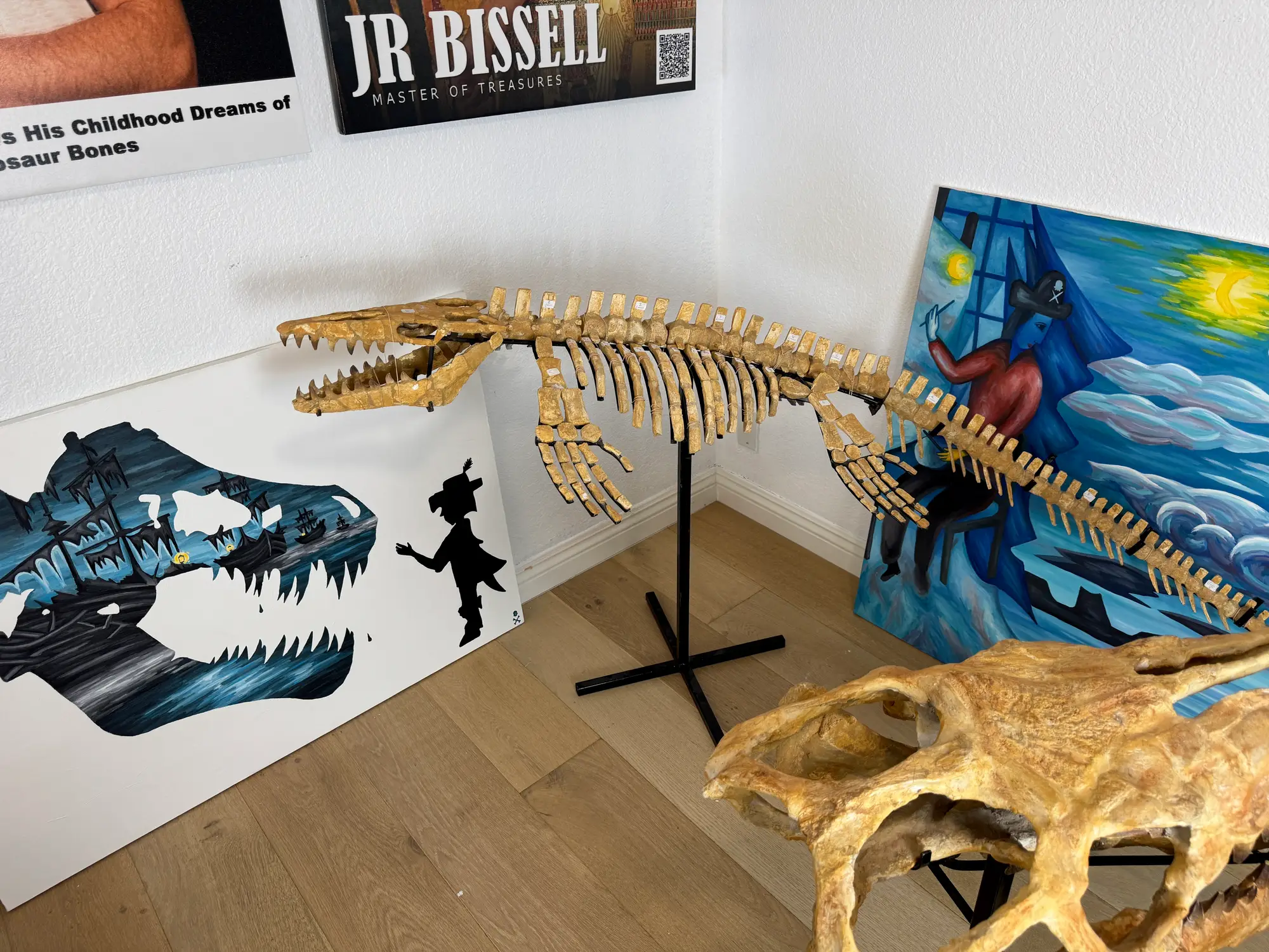 Mosasaur Full Skeleton (Small) Frankenstein Halisaurus Arambourgi Mosasaurus  19