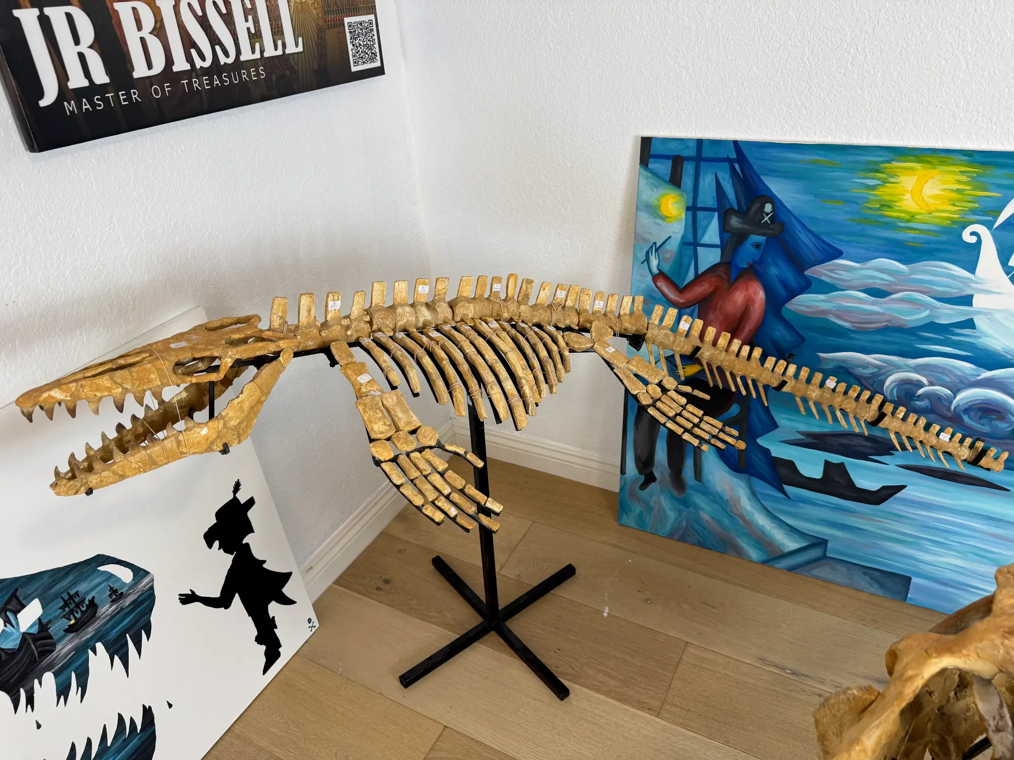 Mosasaur Full Skeleton (Small) Frankenstein Halisaurus Arambourgi Mosasaurus  20