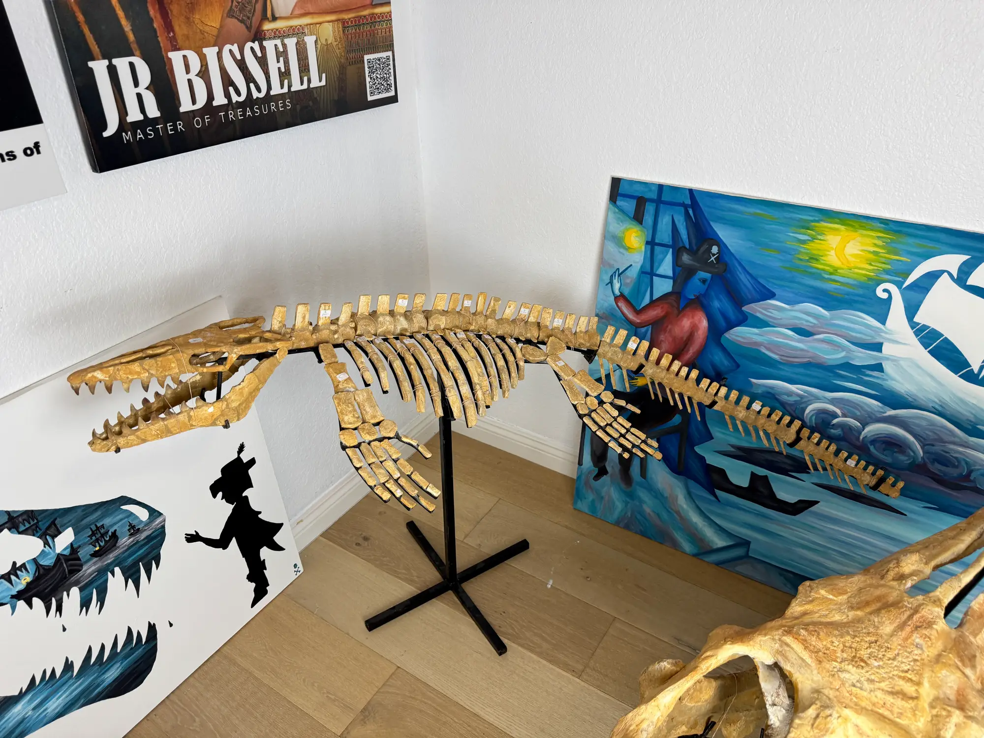 Mosasaur Full Skeleton (Small) Frankenstein Halisaurus Arambourgi Mosasaurus  21