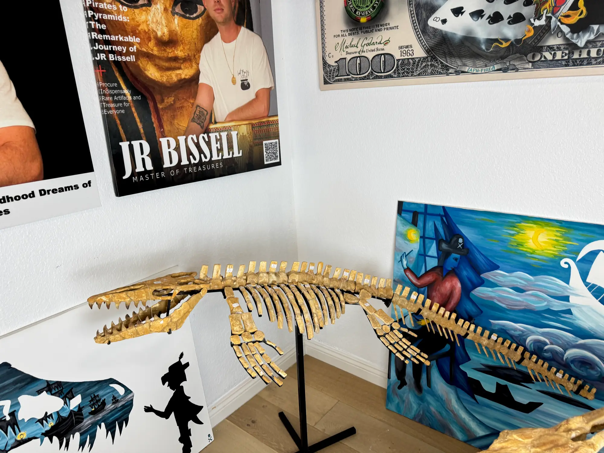 Mosasaur Full Skeleton (Small) Frankenstein Halisaurus Arambourgi Mosasaurus  22