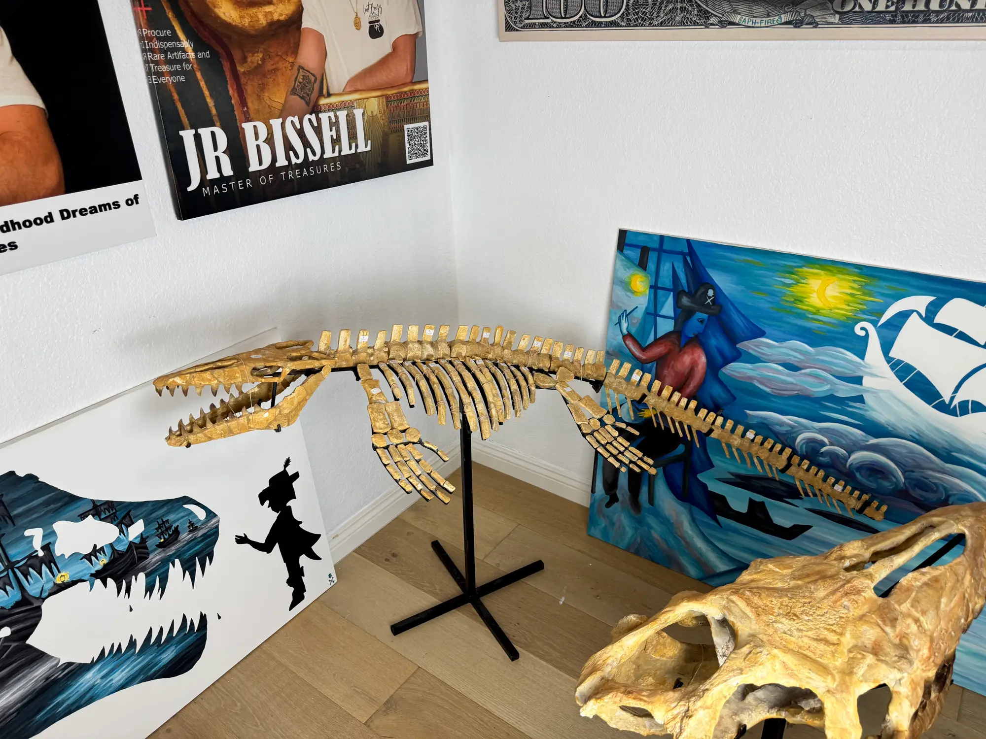 Mosasaur Full Skeleton (Small) Frankenstein Halisaurus Arambourgi Mosasaurus  23