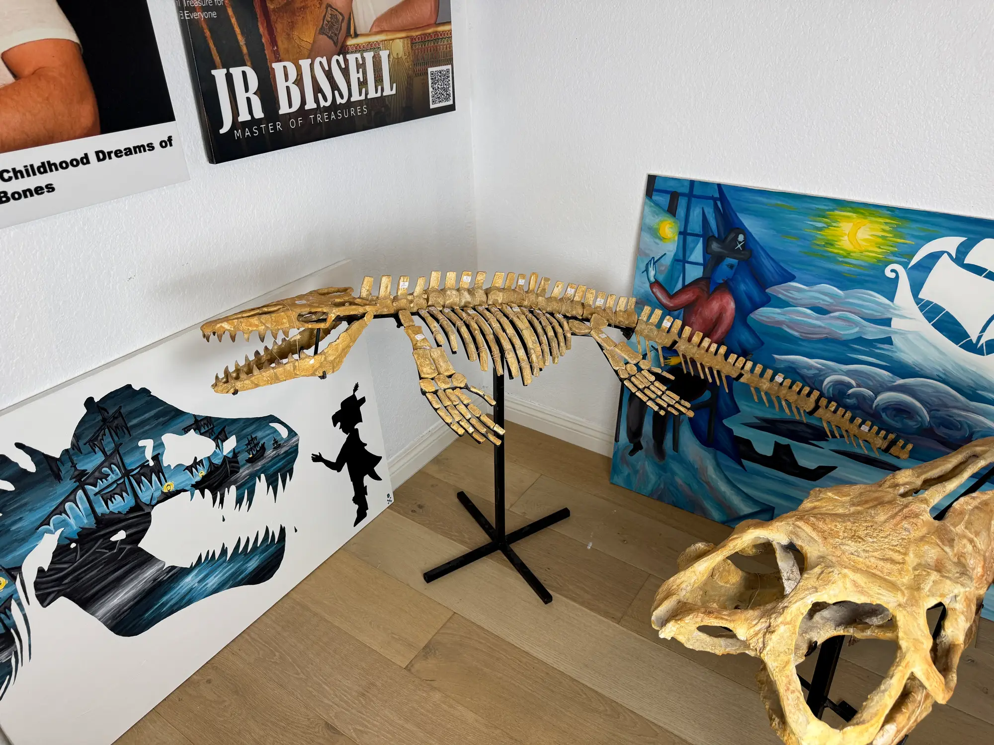 Mosasaur Full Skeleton (Small) Frankenstein Halisaurus Arambourgi Mosasaurus  24