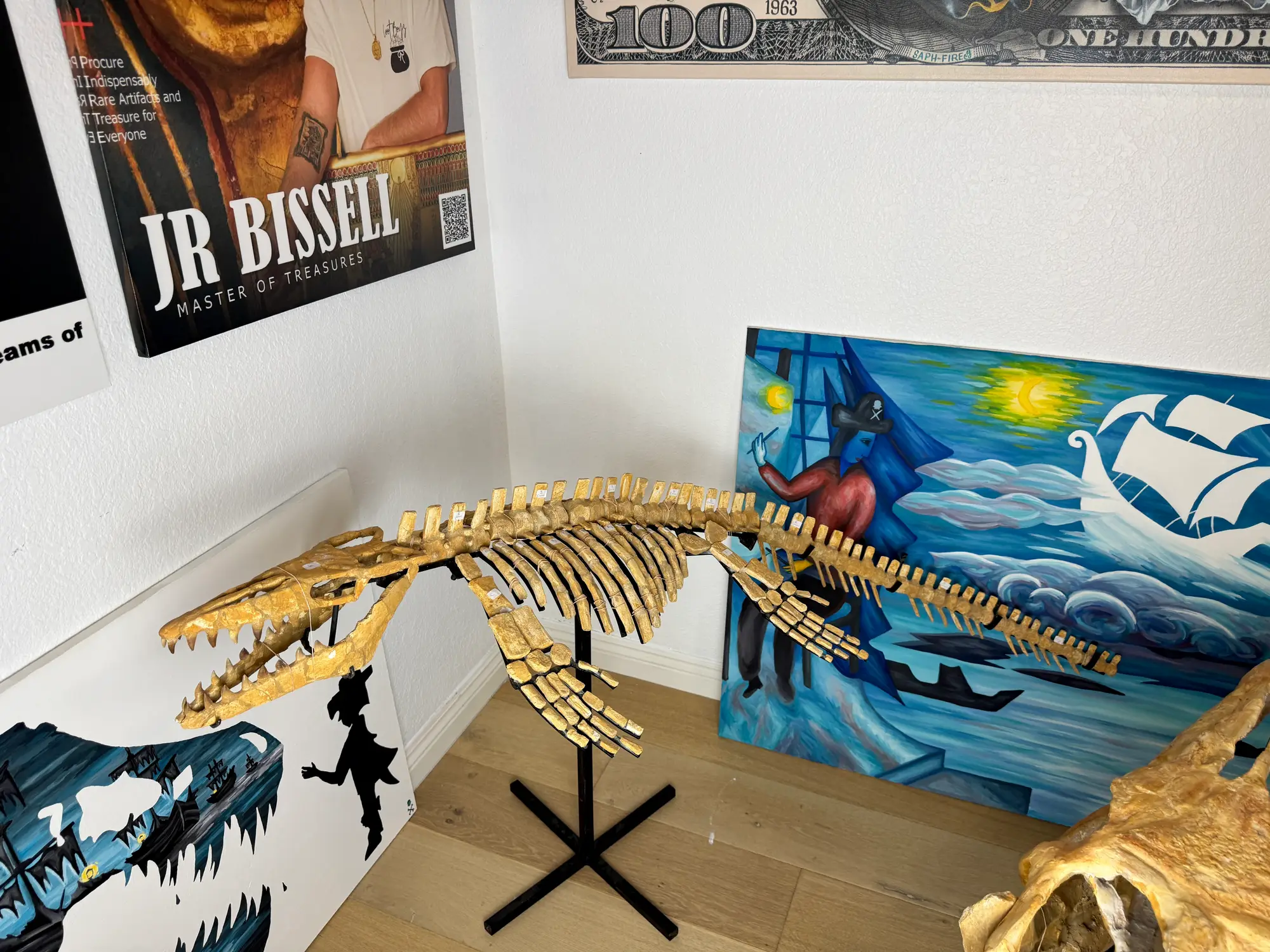 Mosasaur Full Skeleton (Small) Frankenstein Halisaurus Arambourgi Mosasaurus  25