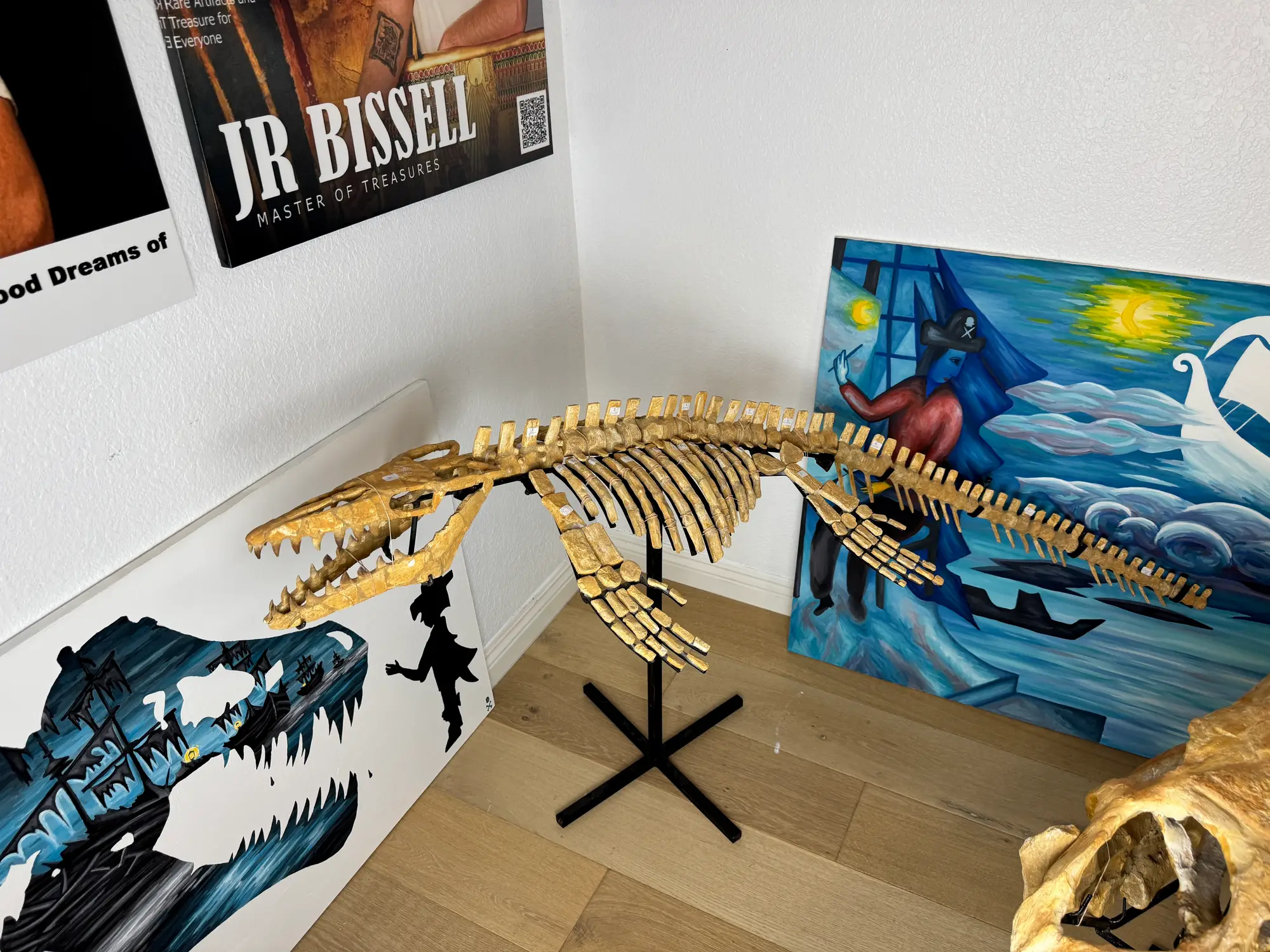 Mosasaur Full Skeleton (Small) Frankenstein Halisaurus Arambourgi Mosasaurus  26