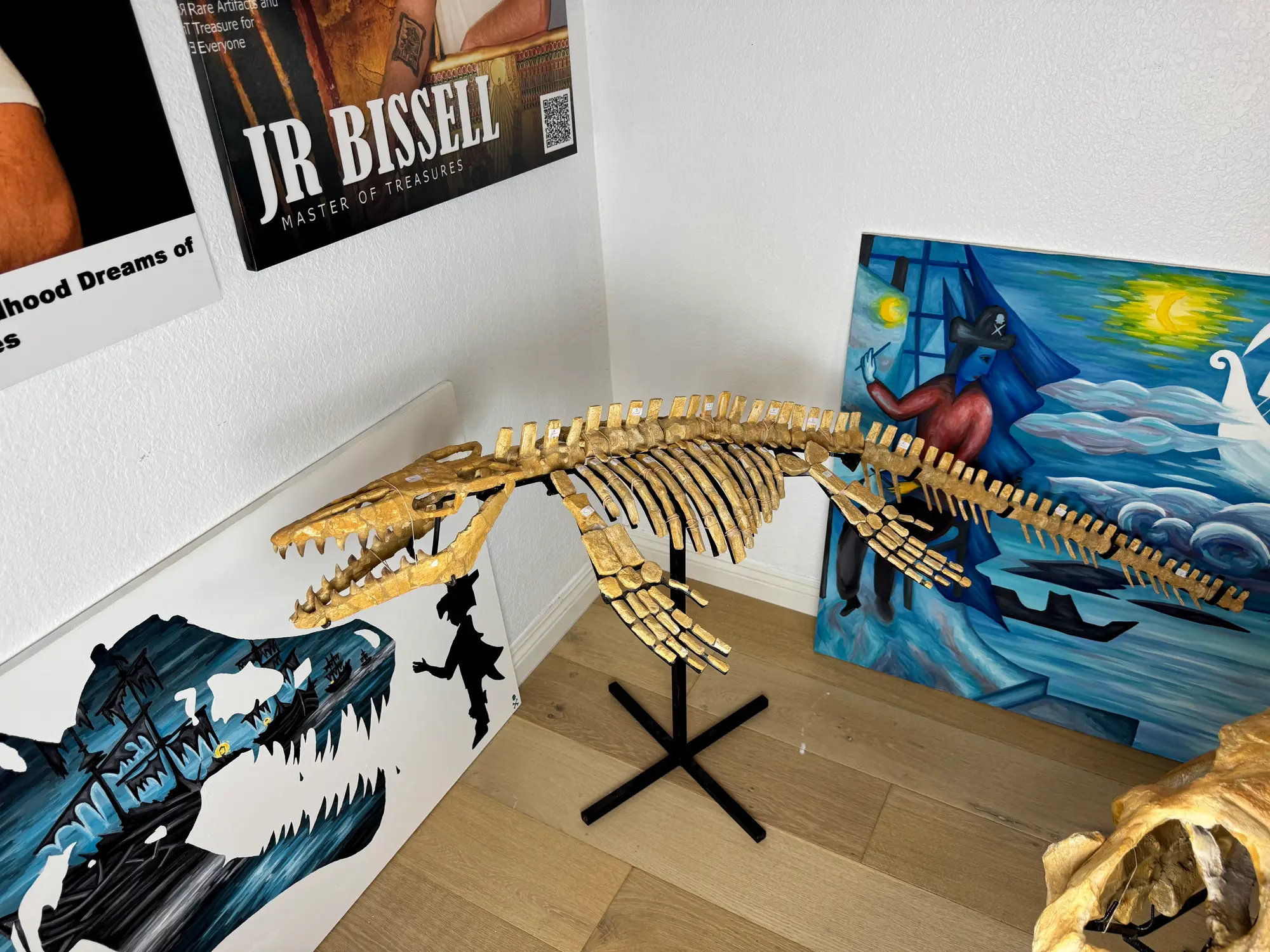 Mosasaur Full Skeleton (Small) Frankenstein Halisaurus Arambourgi Mosasaurus  27