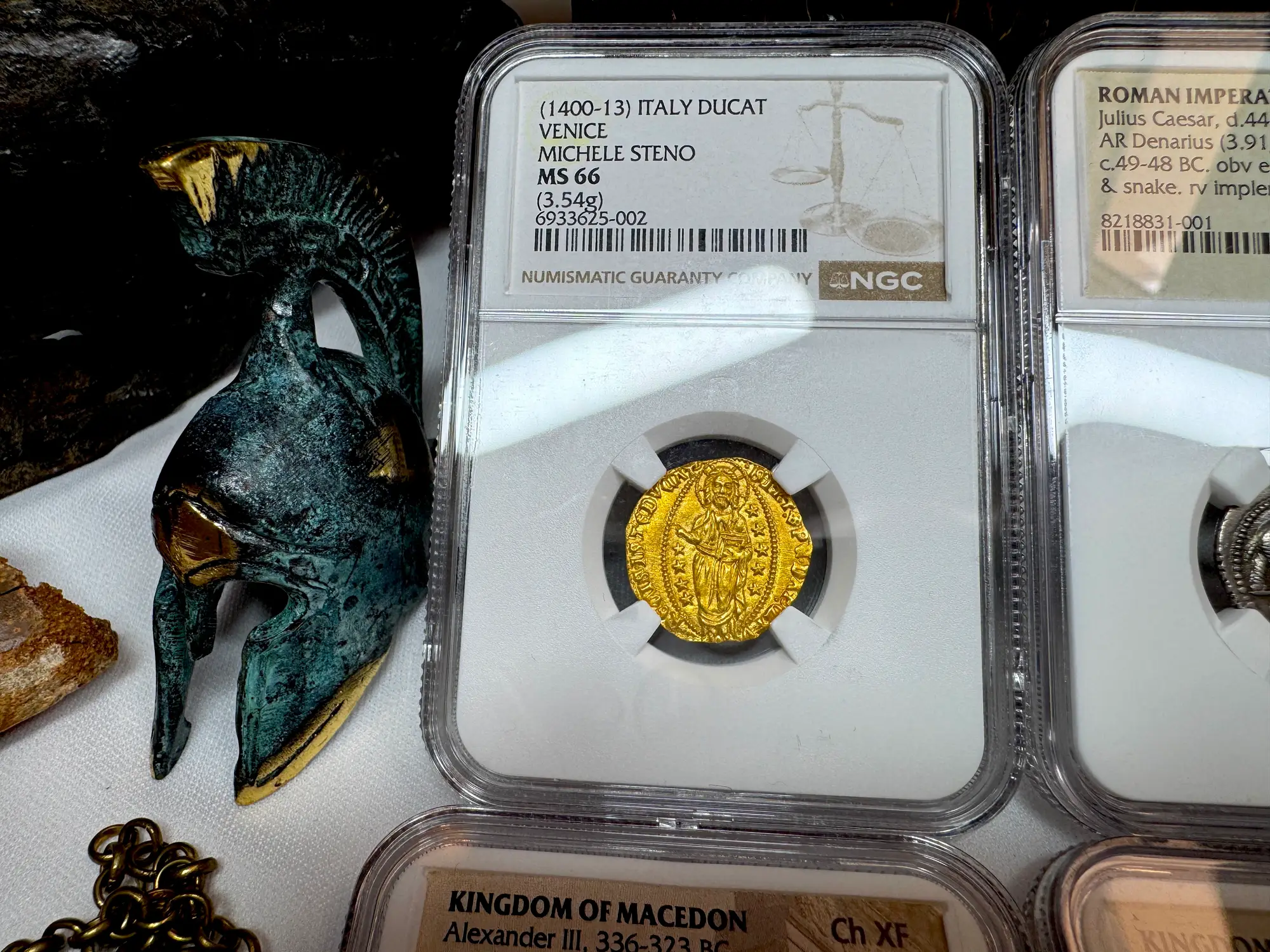 Italy "Jesus Christ" 1400-13 Ducat Michele Steno NGC 66 2