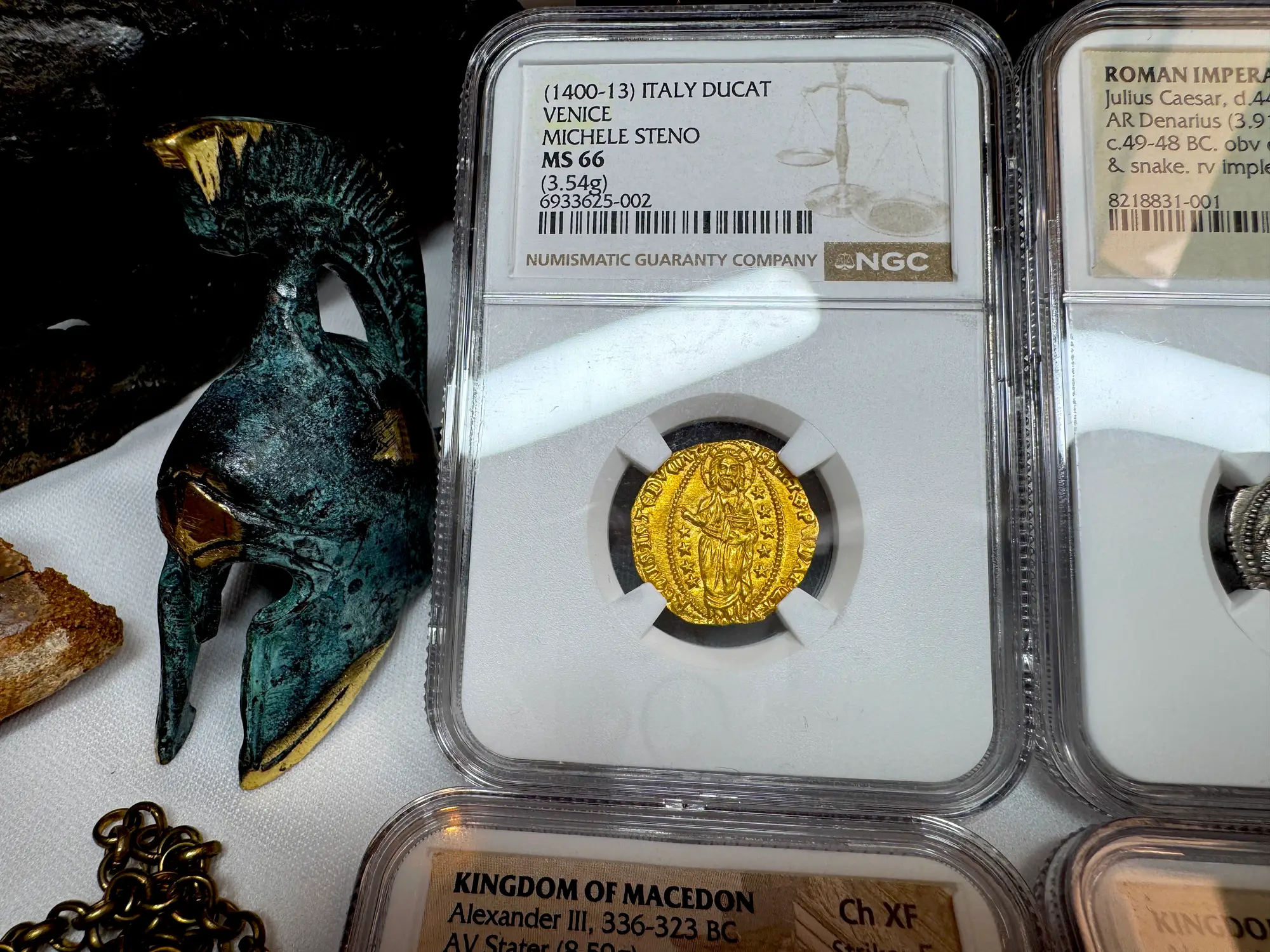 Italy "Jesus Christ" 1400-13 Ducat Michele Steno NGC 66 3