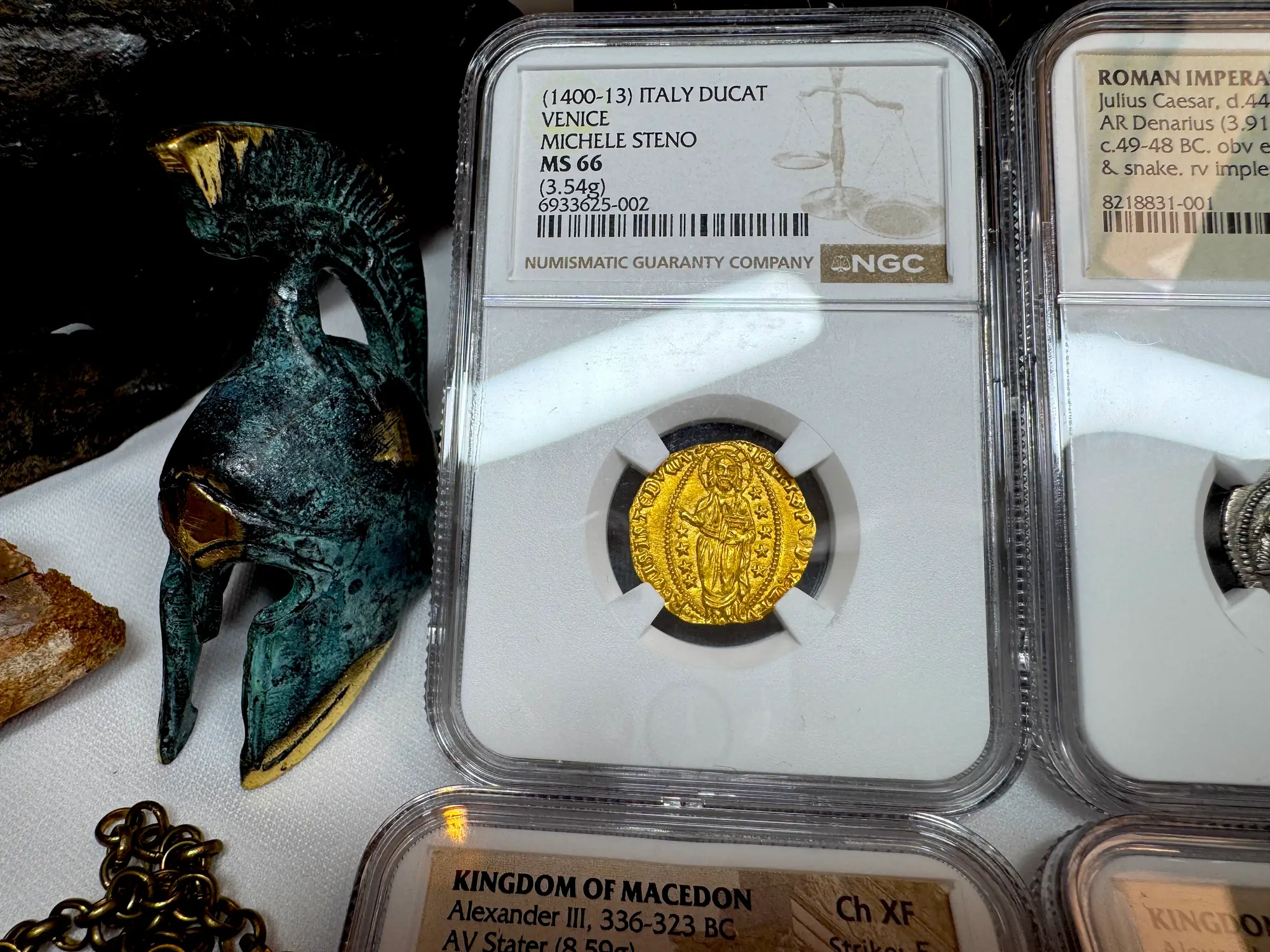 Italy "Jesus Christ" 1400-13 Ducat Michele Steno NGC 66 4