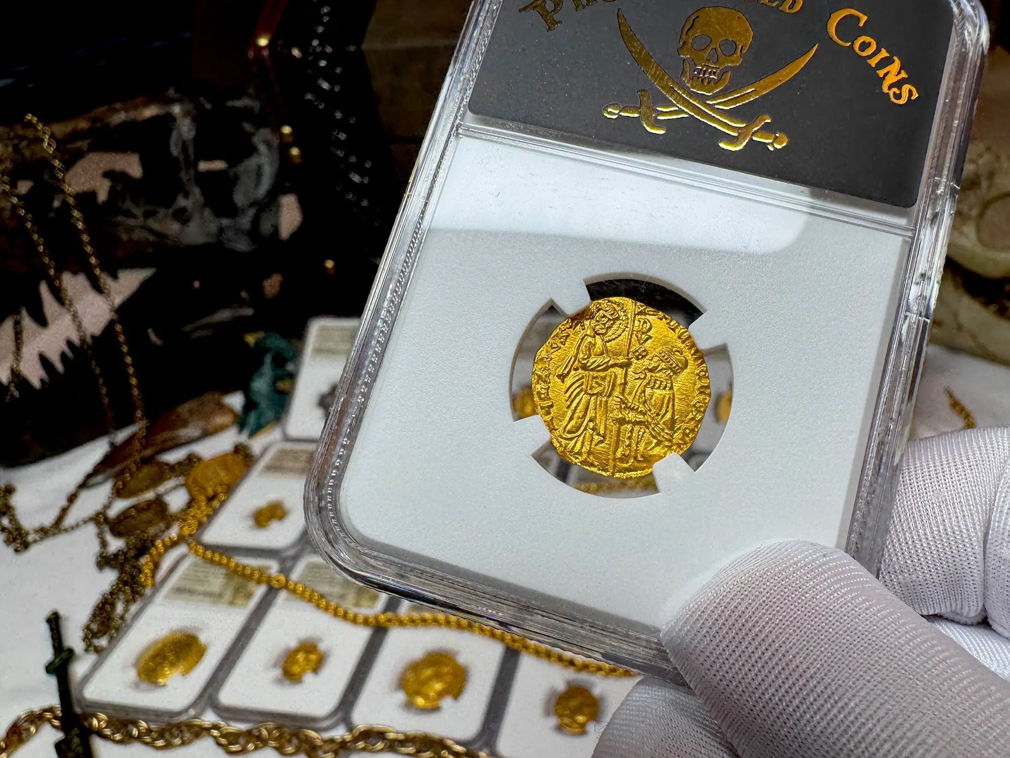 Italy "Jesus Christ" 1400-13 Ducat Michele Steno NGC 66 11