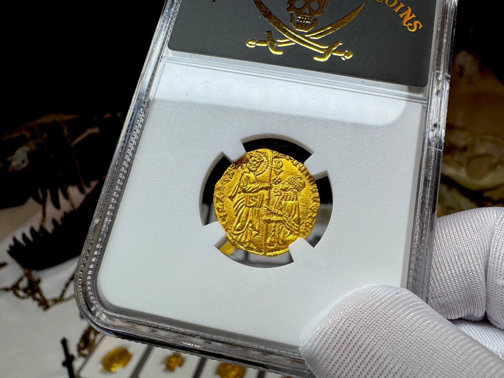 Italy "Jesus Christ" 1400-13 Ducat Michele Steno NGC 66 14