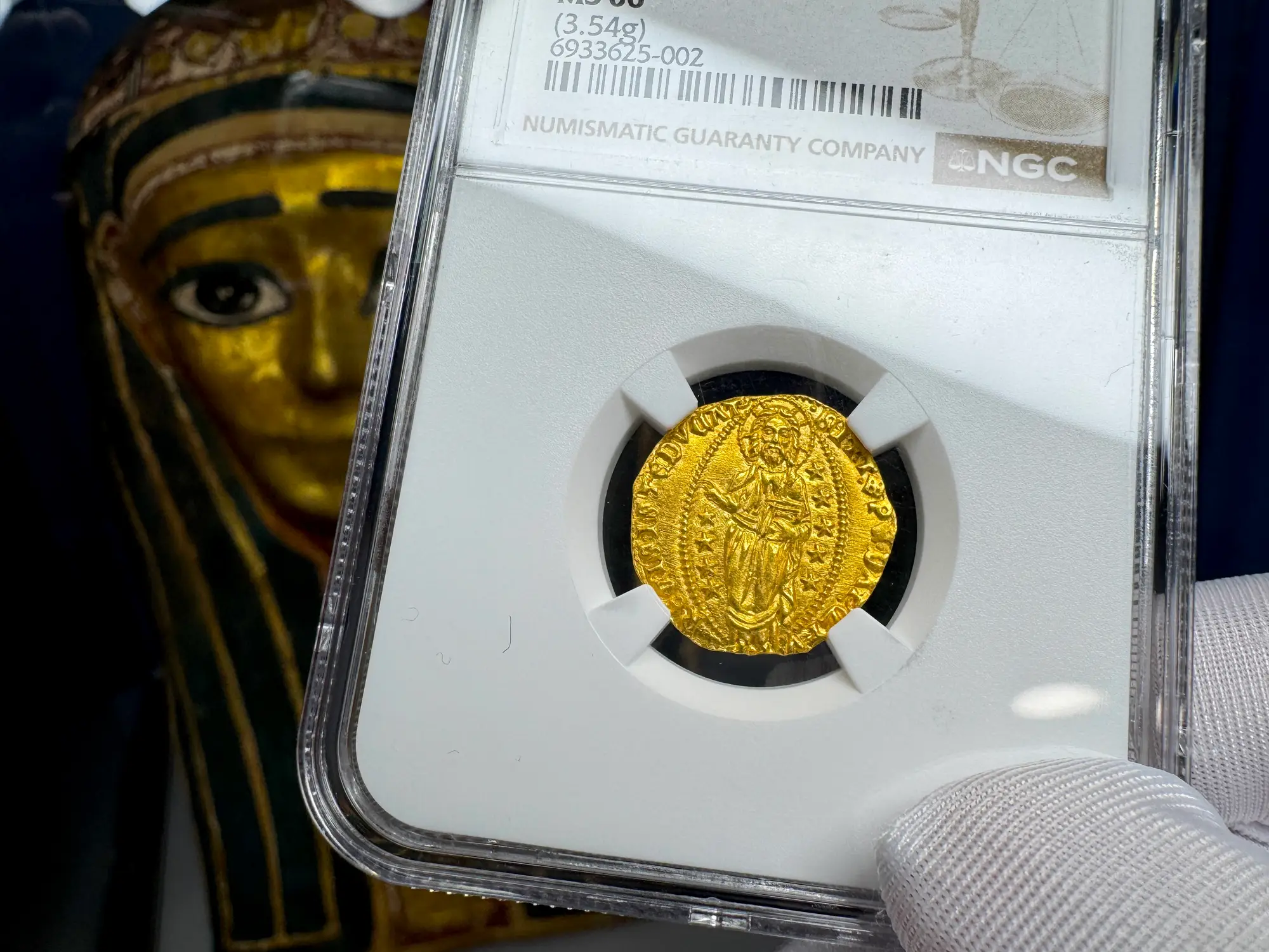 Italy "Jesus Christ" 1400-13 Ducat Michele Steno NGC 66 16
