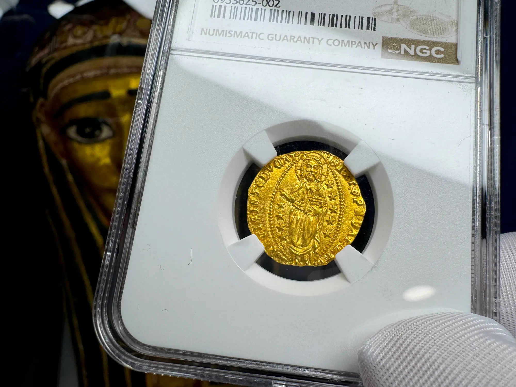 Italy "Jesus Christ" 1400-13 Ducat Michele Steno NGC 66 17