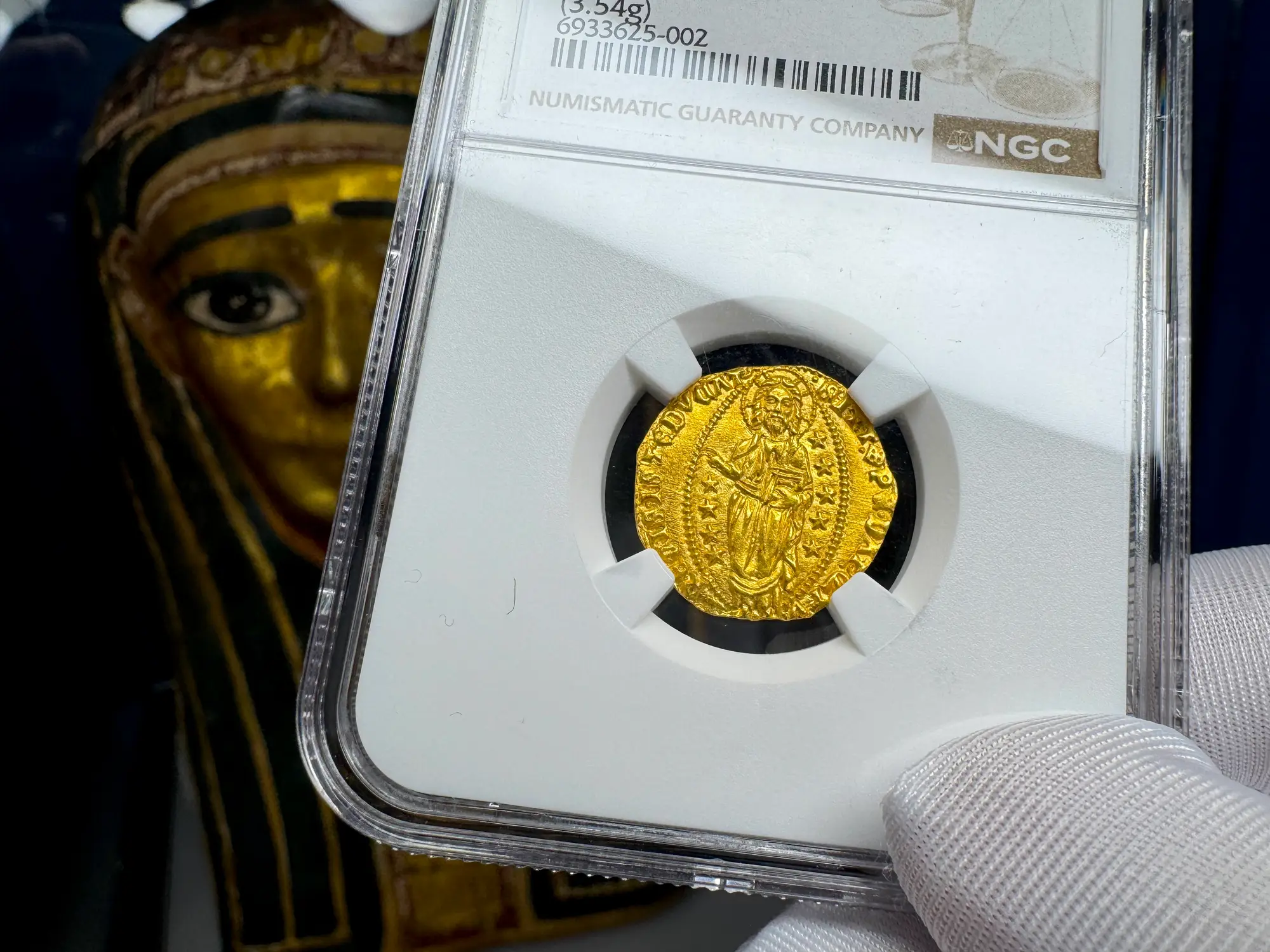 Italy "Jesus Christ" 1400-13 Ducat Michele Steno NGC 66 18