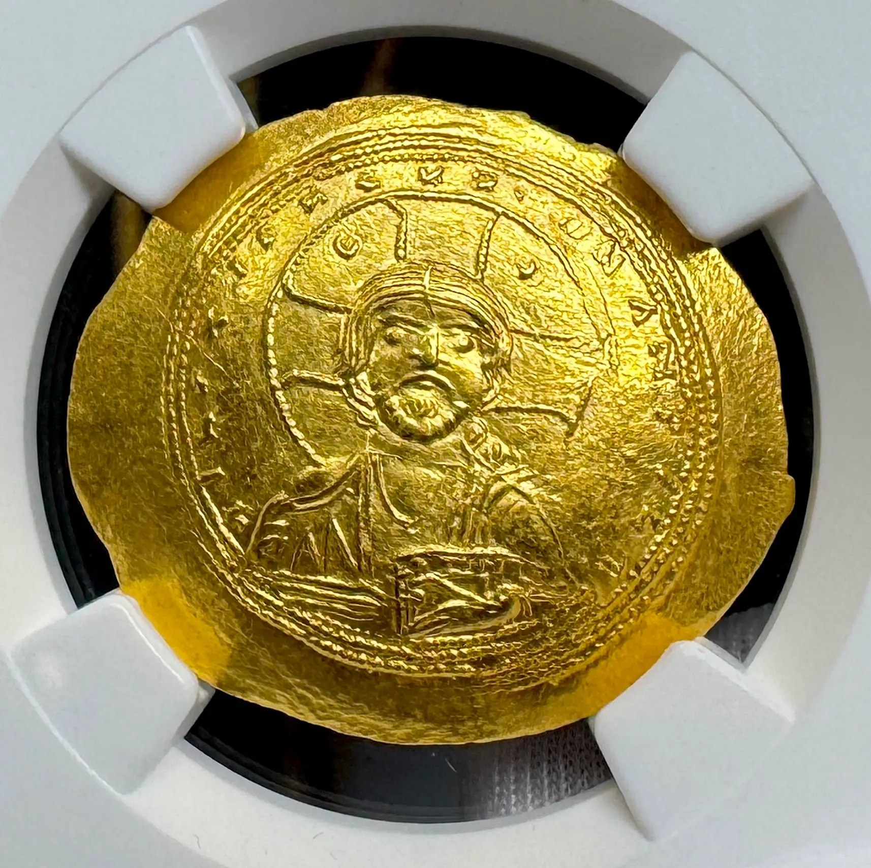 Byzantine Empire "Jesus Christ" 1042AD Constantine IX NGC MS 5x4