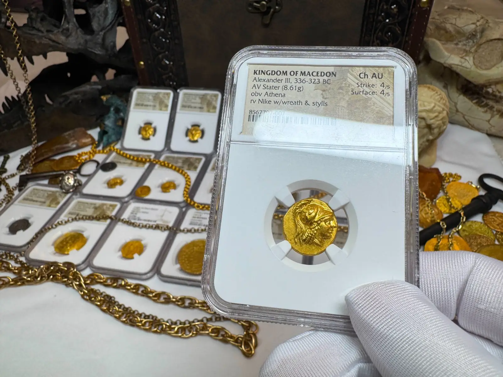 Kingdom of Macedon "Alexander the Great" 336BC Stater NGC Ch AU  28