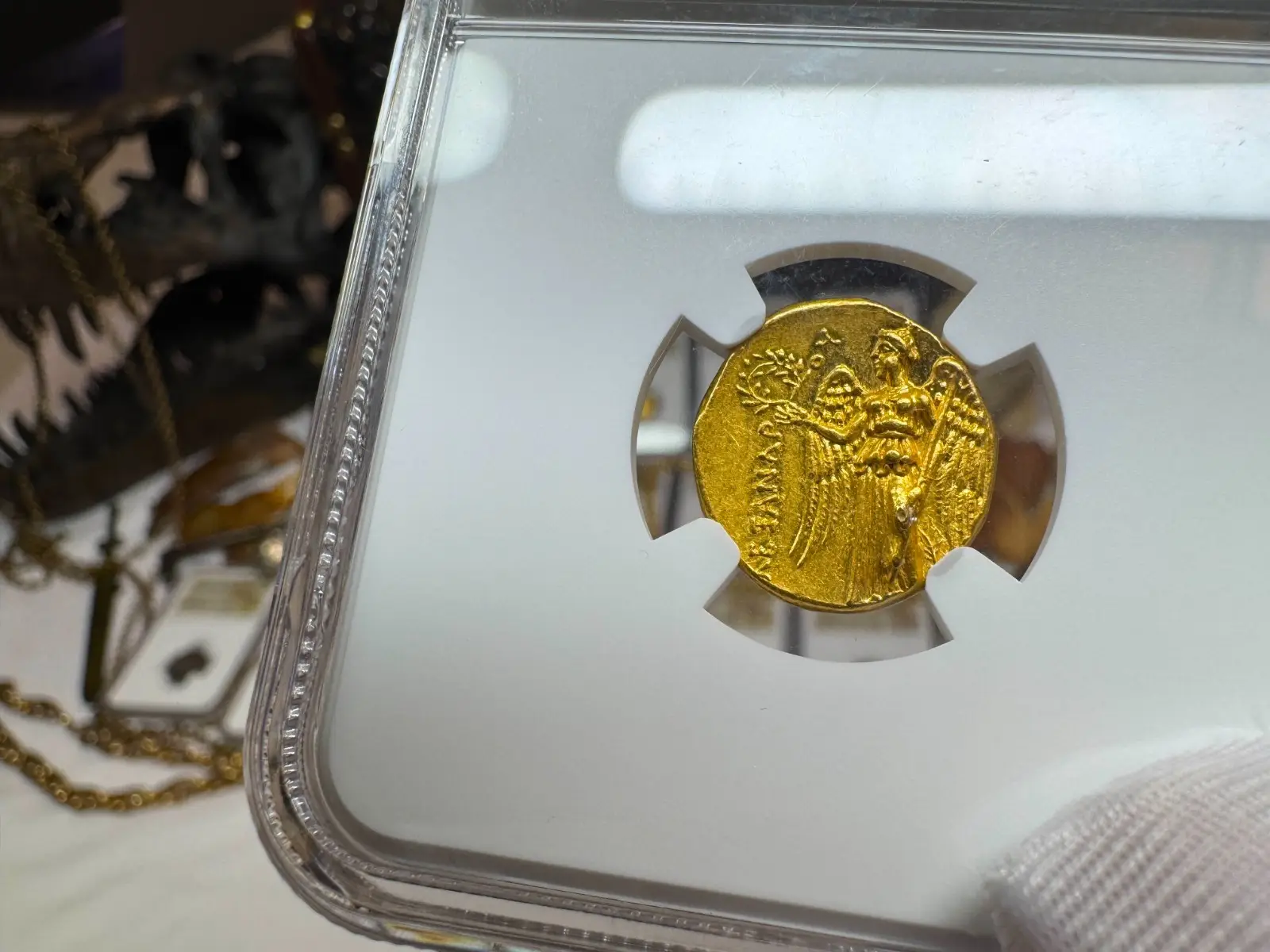 Kingdom of Macedon "Alexander the Great" 336BC Stater NGC Ch AU  5