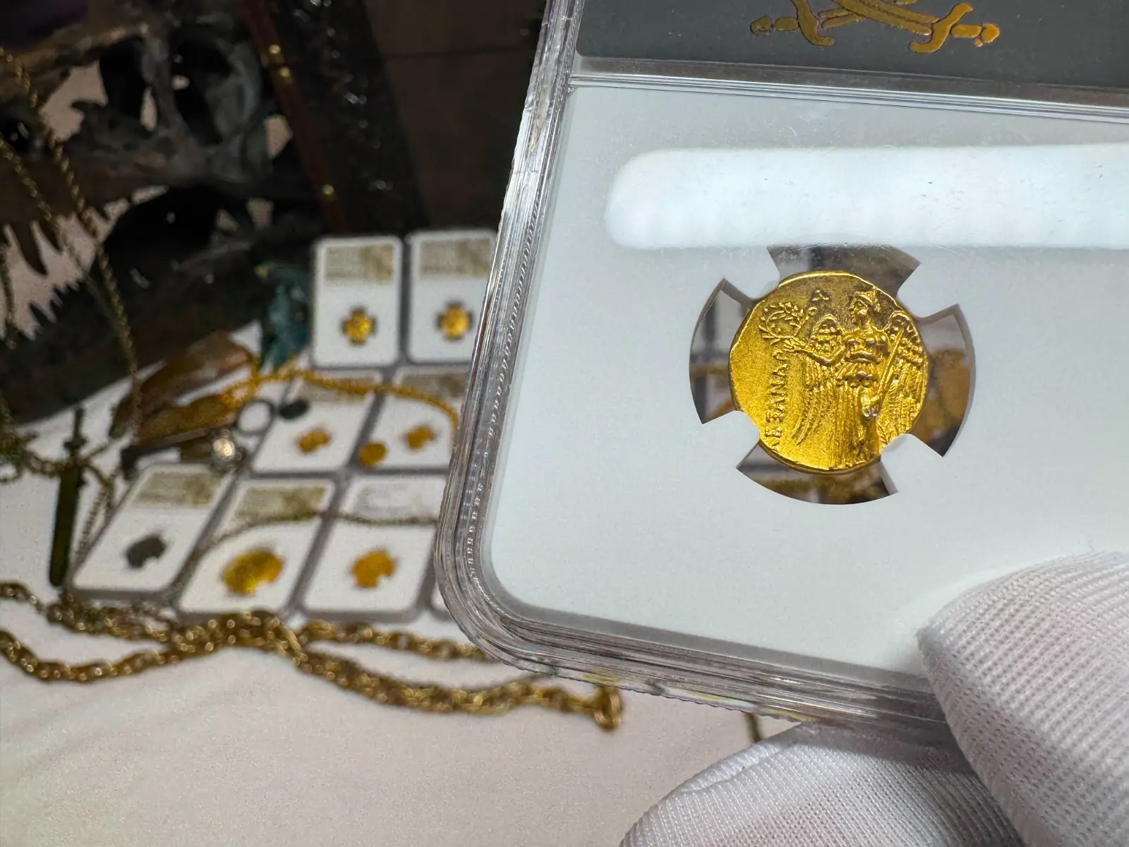 Kingdom of Macedon "Alexander the Great" 336BC Stater NGC Ch AU  4