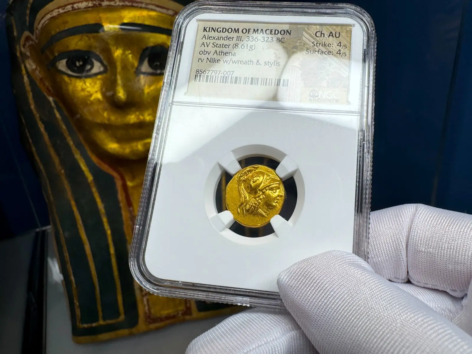 Kingdom of Macedon "Alexander the Great" 336BC Stater NGC Ch AU  29